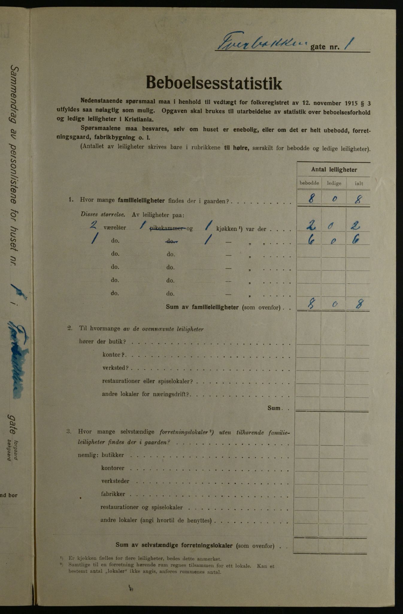 OBA, Municipal Census 1923 for Kristiania, 1923, p. 129439