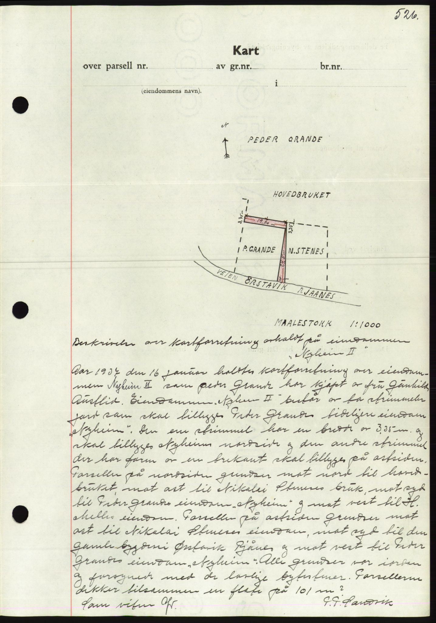 Søre Sunnmøre sorenskriveri, AV/SAT-A-4122/1/2/2C/L0066: Mortgage book no. 60, 1938-1938, Diary no: : 1707/1938