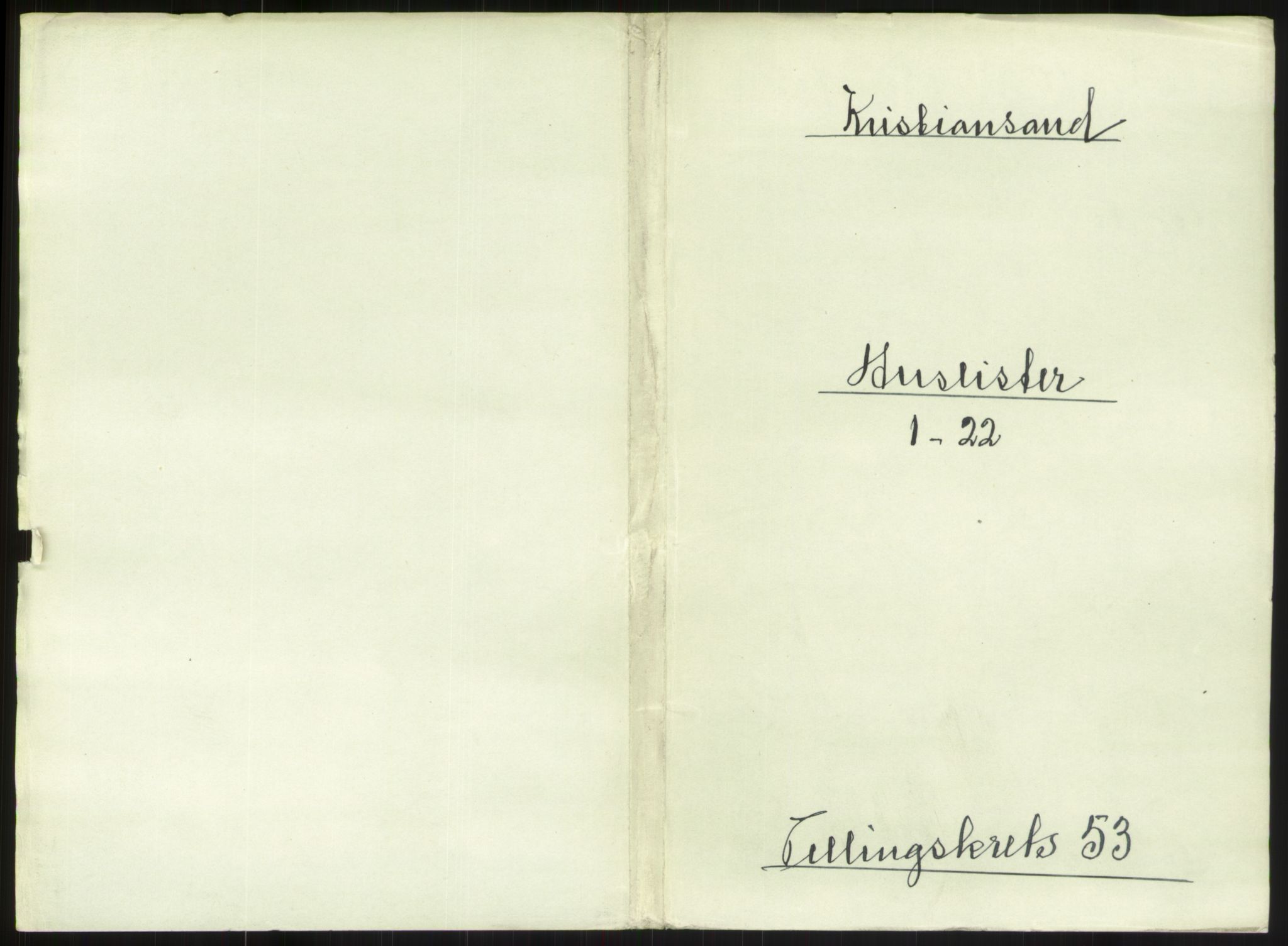 RA, 1891 census for 1001 Kristiansand, 1891, p. 2738