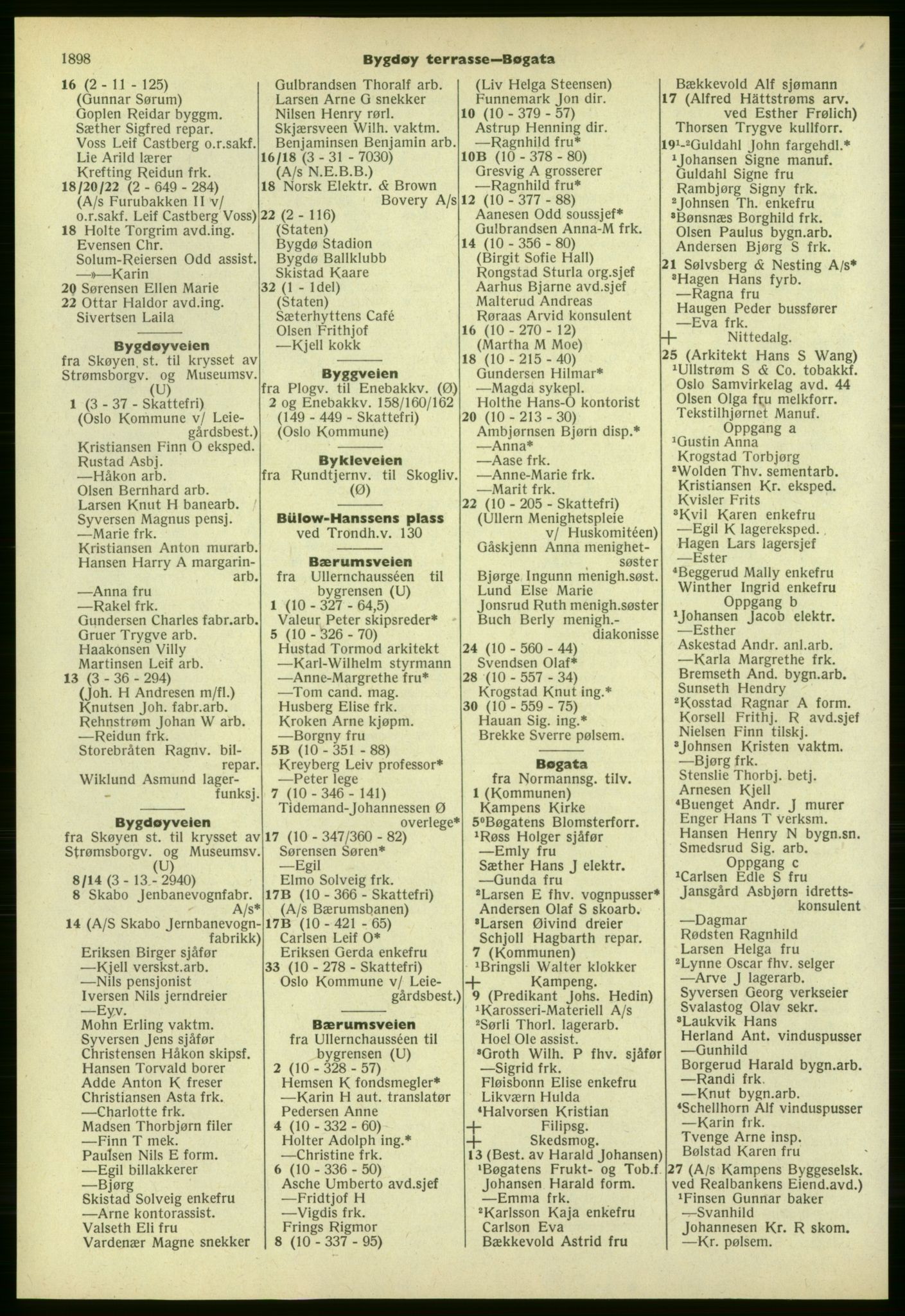 Kristiania/Oslo adressebok, PUBL/-, 1957-1958, p. 1898