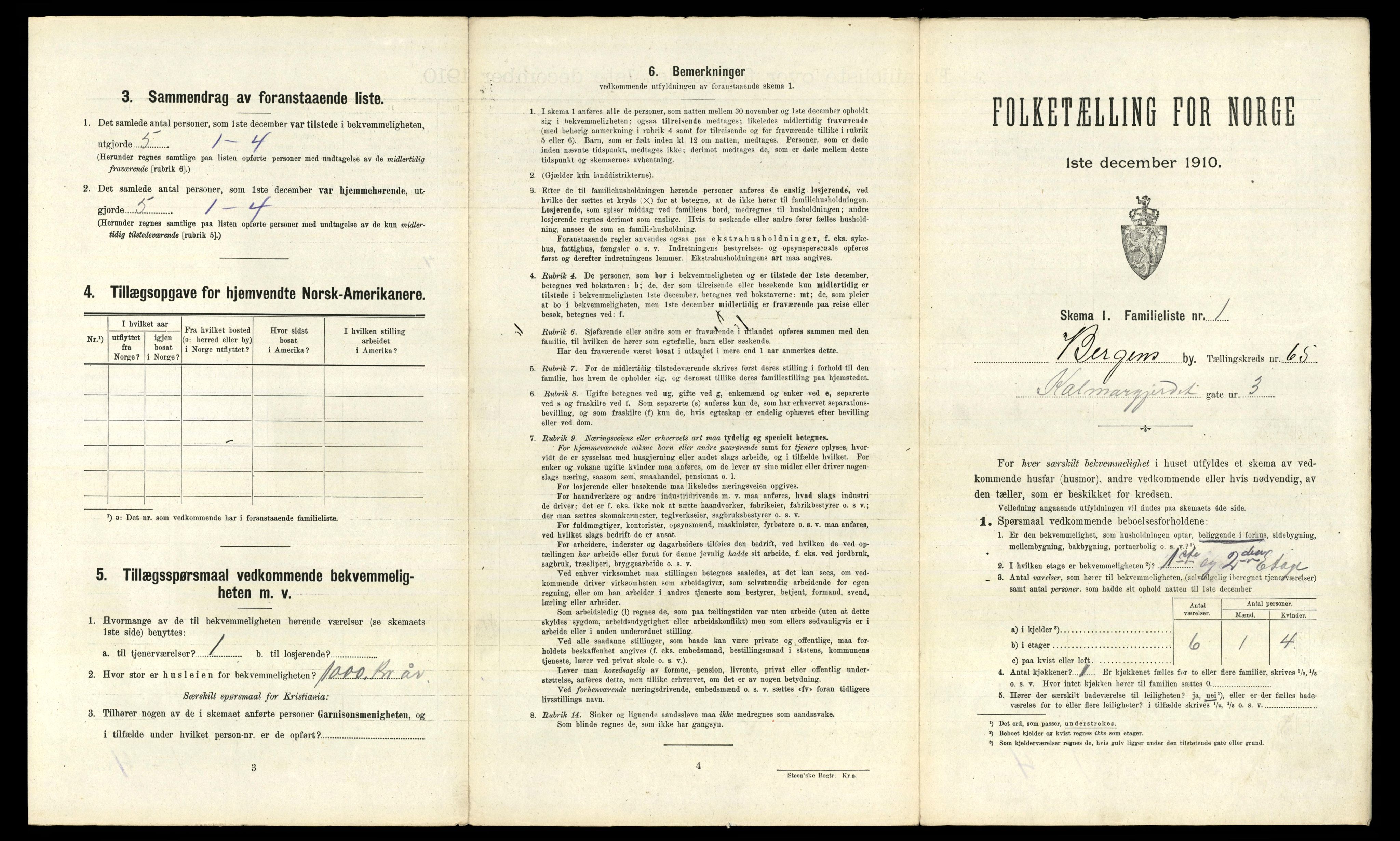 RA, 1910 census for Bergen, 1910, p. 22241