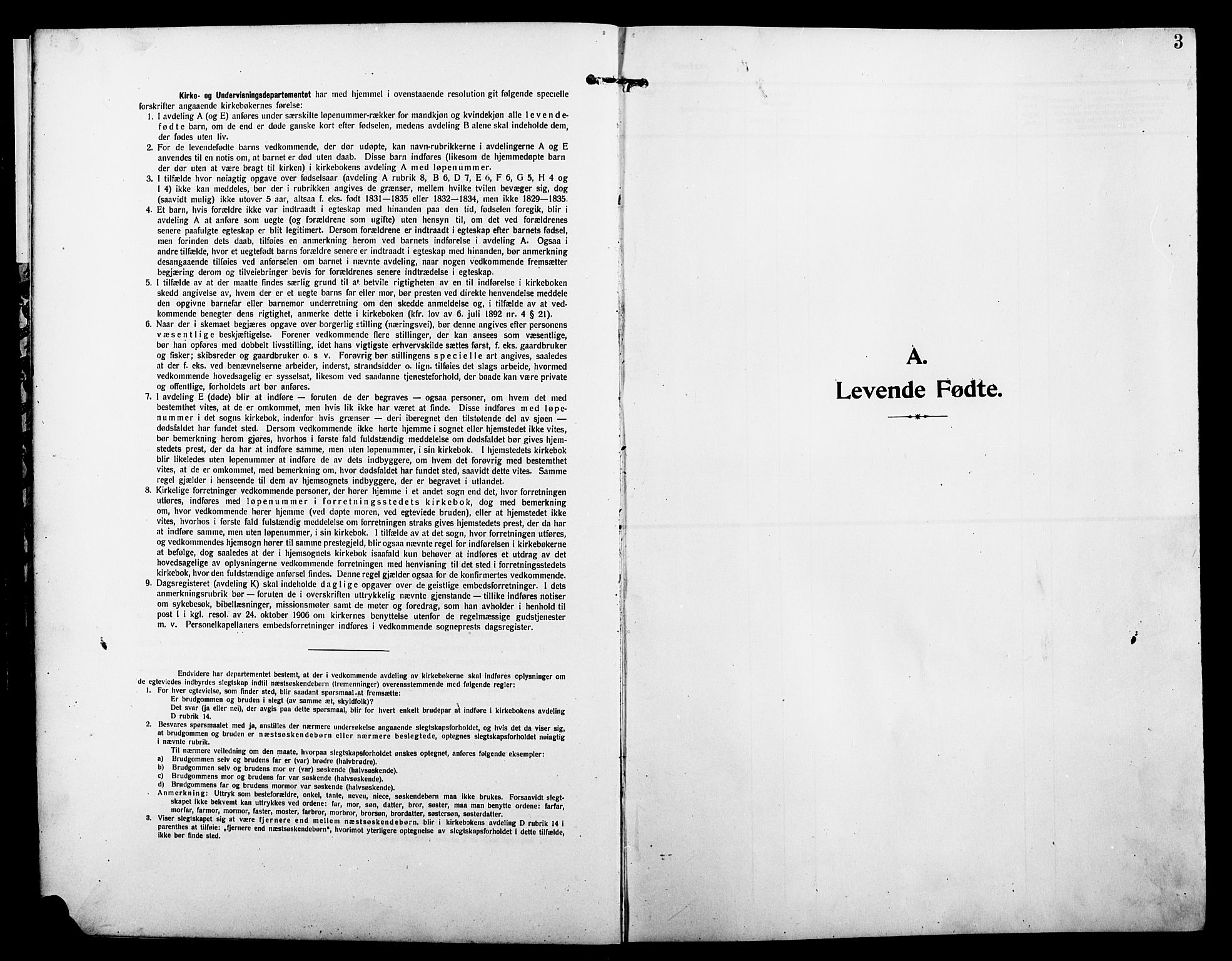 Alvdal prestekontor, SAH/PREST-060/H/Ha/Hab/L0005: Parish register (copy) no. 5, 1908-1923, p. 3