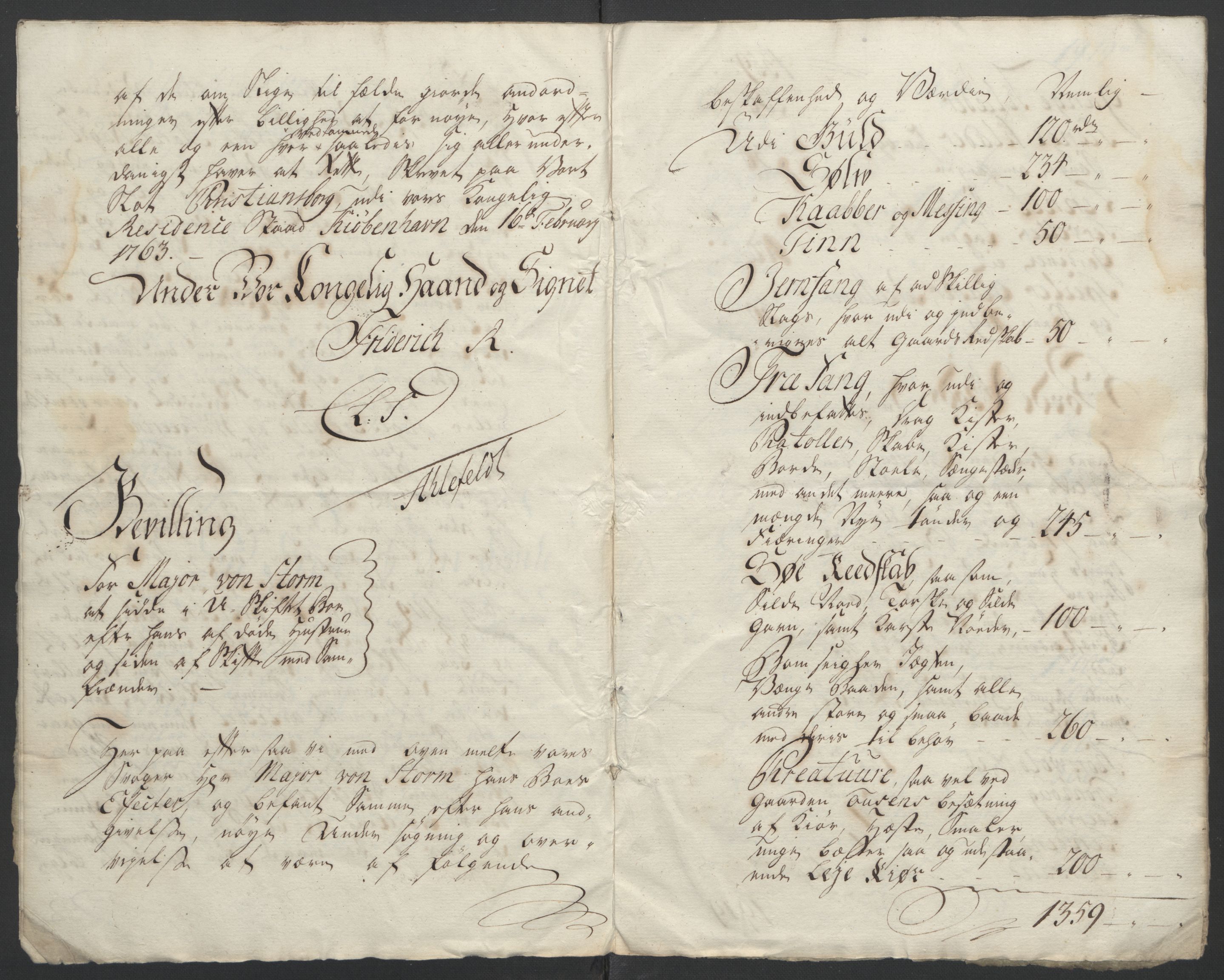 Forsvaret, Generalauditøren, RA/RAFA-1772/F/Fj/Fja/L0034: --, 1753-1817, p. 273