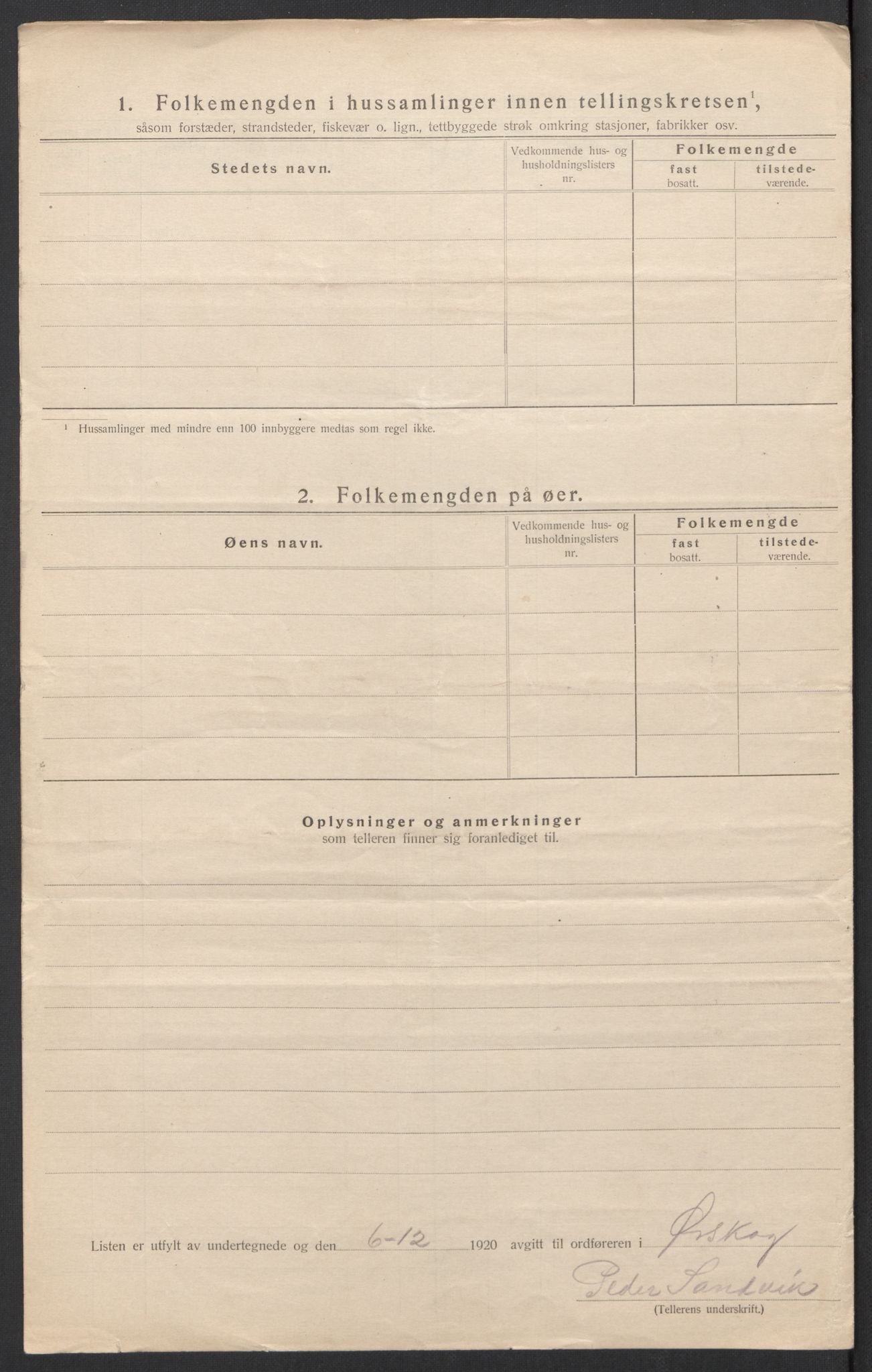 SAT, 1920 census for Ørskog, 1920, p. 33