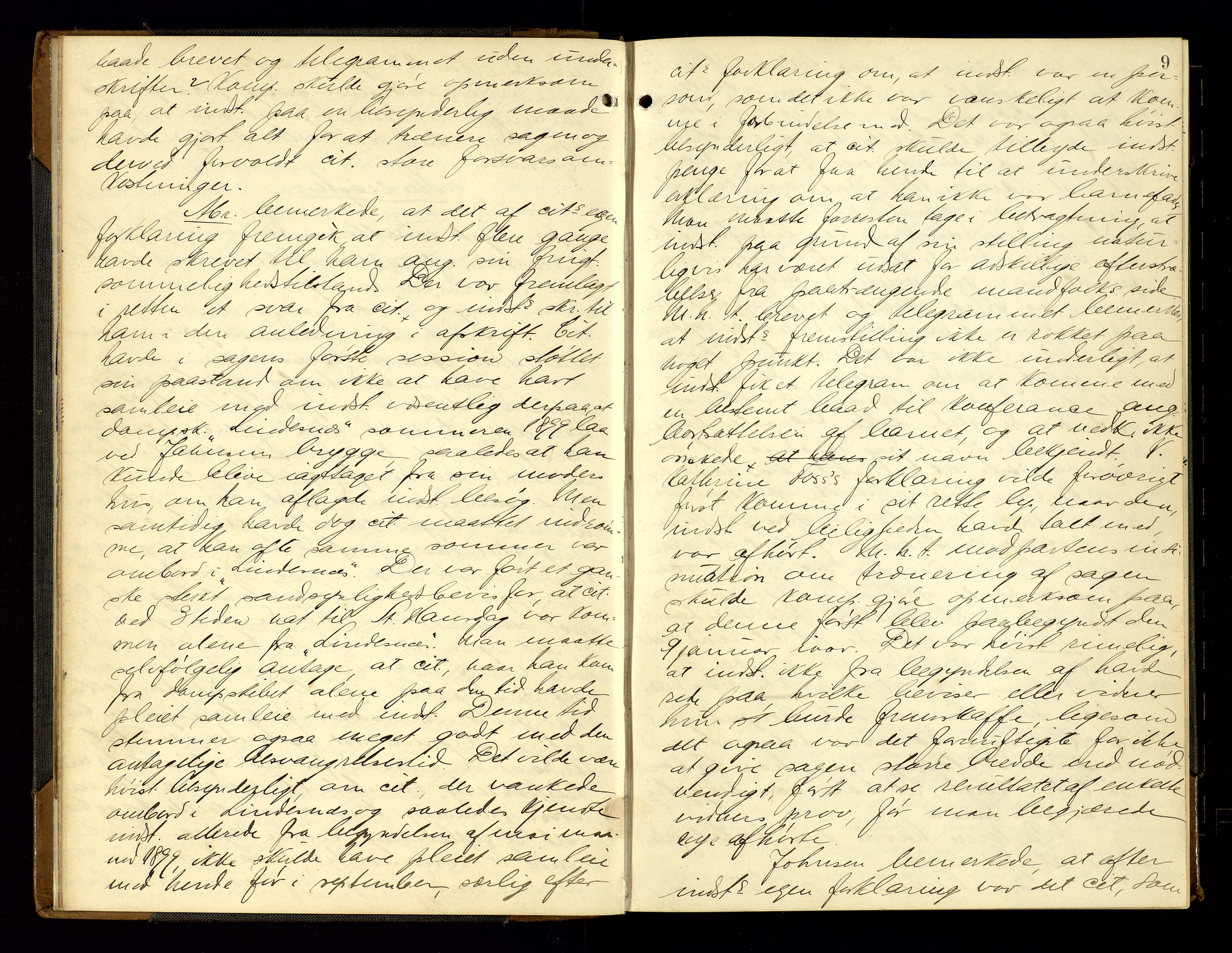Lyngdal sorenskriveri, AV/SAK-1221-0004/F/Fb/L0093: Ekstrarettsprotokoll nr. 29, 1901-1904, p. 9