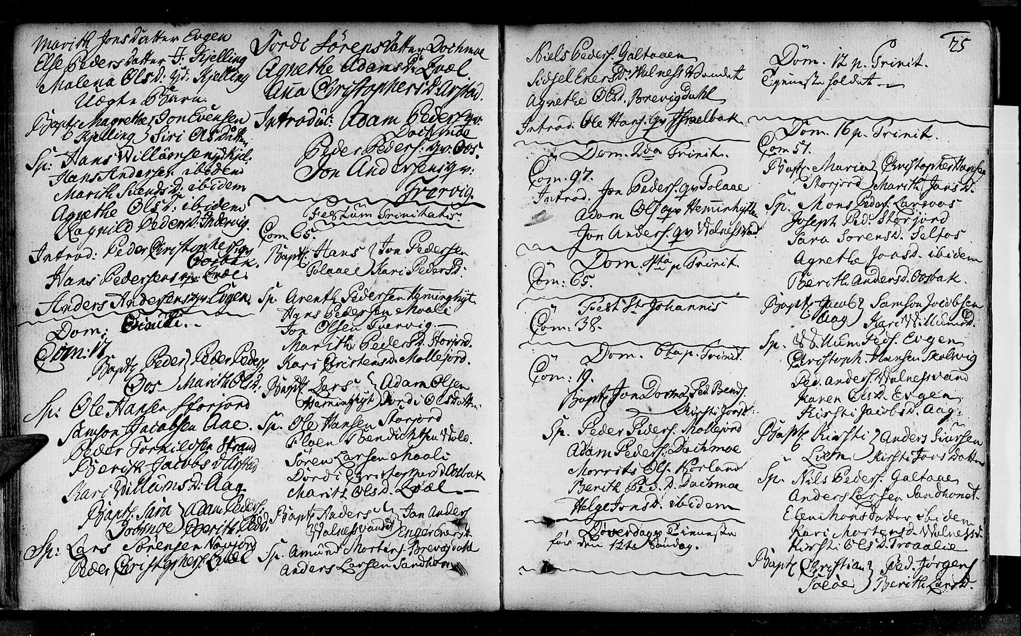 Ministerialprotokoller, klokkerbøker og fødselsregistre - Nordland, SAT/A-1459/846/L0643: Parish register (official) no. 846A01, 1748-1804, p. 25