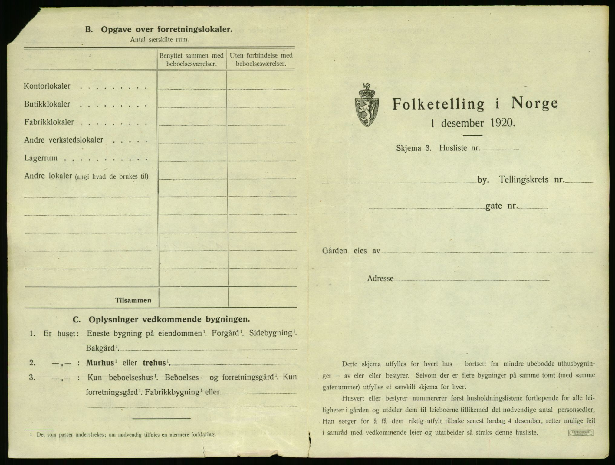 SAO, 1920 census for Kristiania, 1920, p. 660576