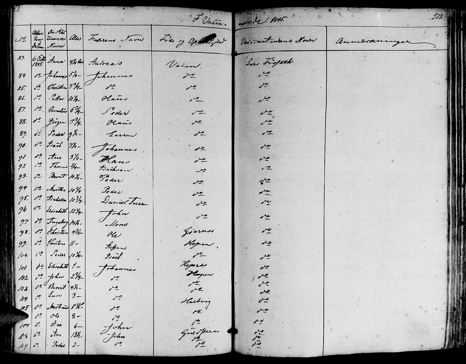 Ministerialprotokoller, klokkerbøker og fødselsregistre - Møre og Romsdal, AV/SAT-A-1454/581/L0936: Parish register (official) no. 581A04, 1836-1852, p. 522