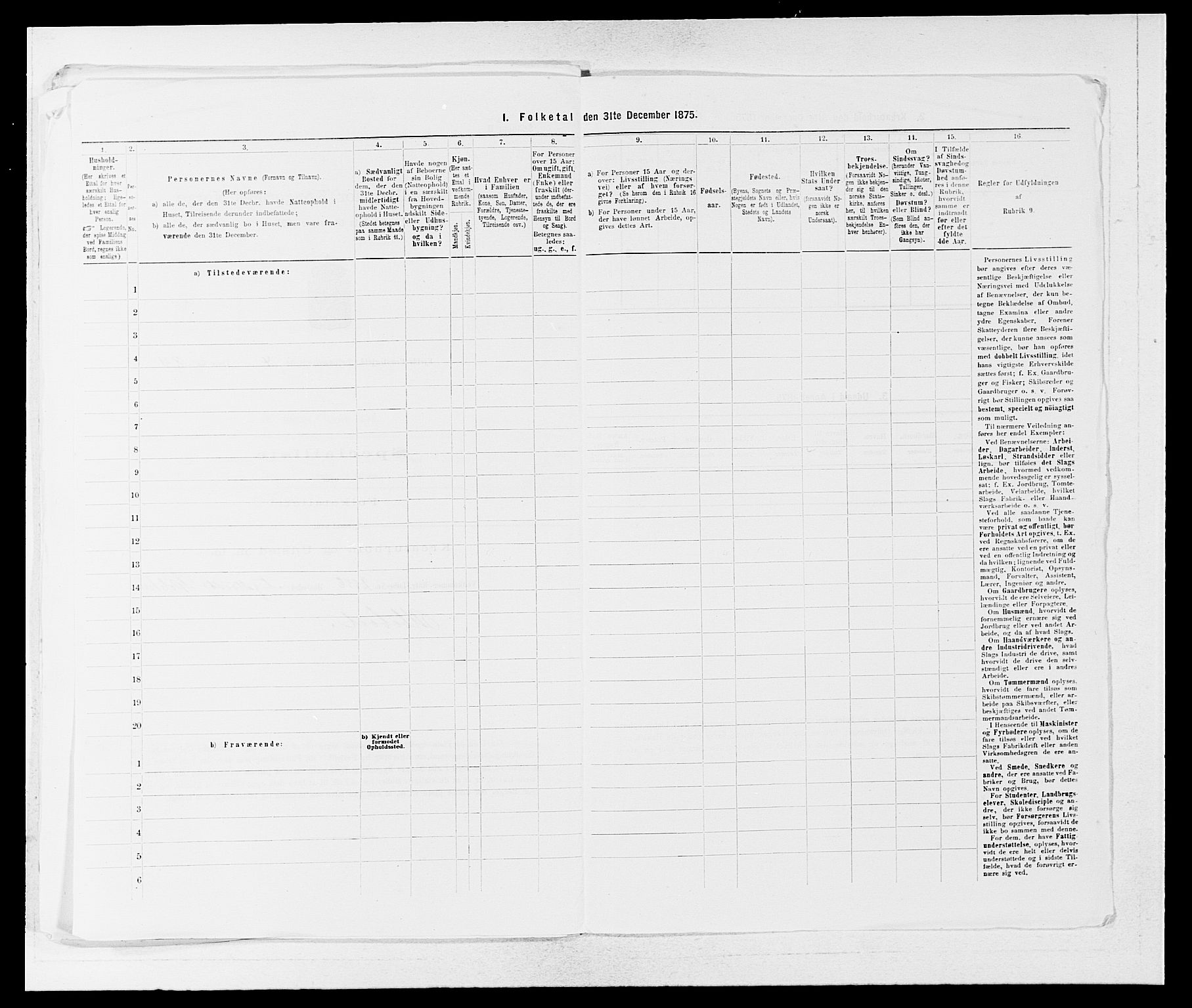 SAB, 1875 census for 1246P Fjell, 1875, p. 603