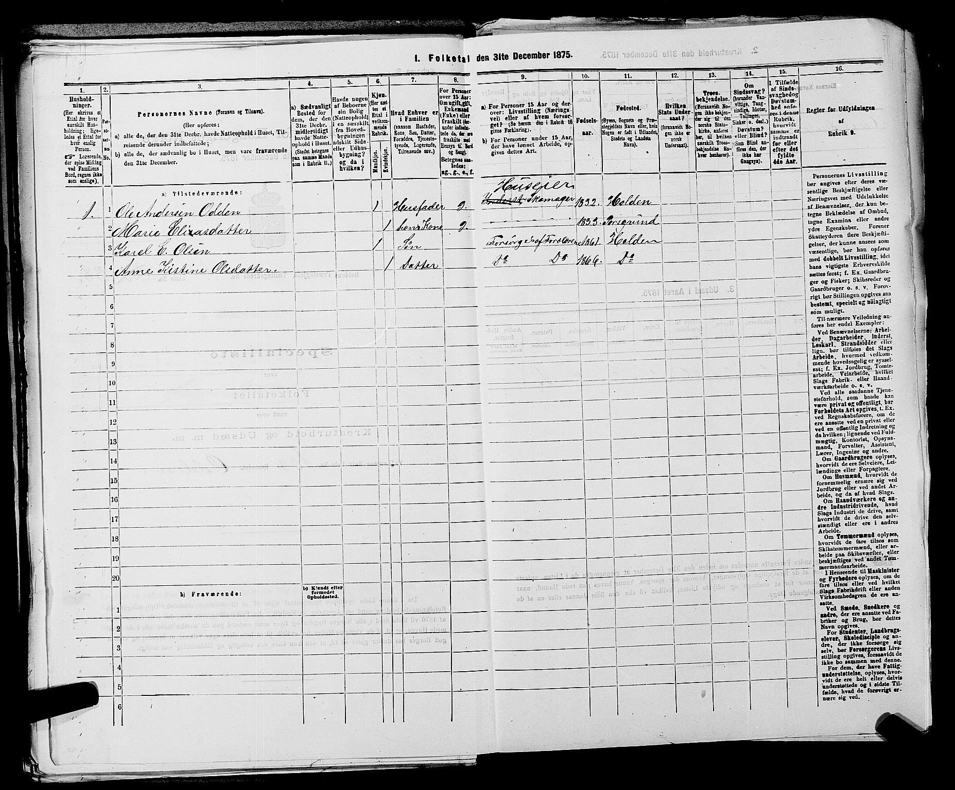 SAKO, 1875 census for 0819P Holla, 1875, p. 128