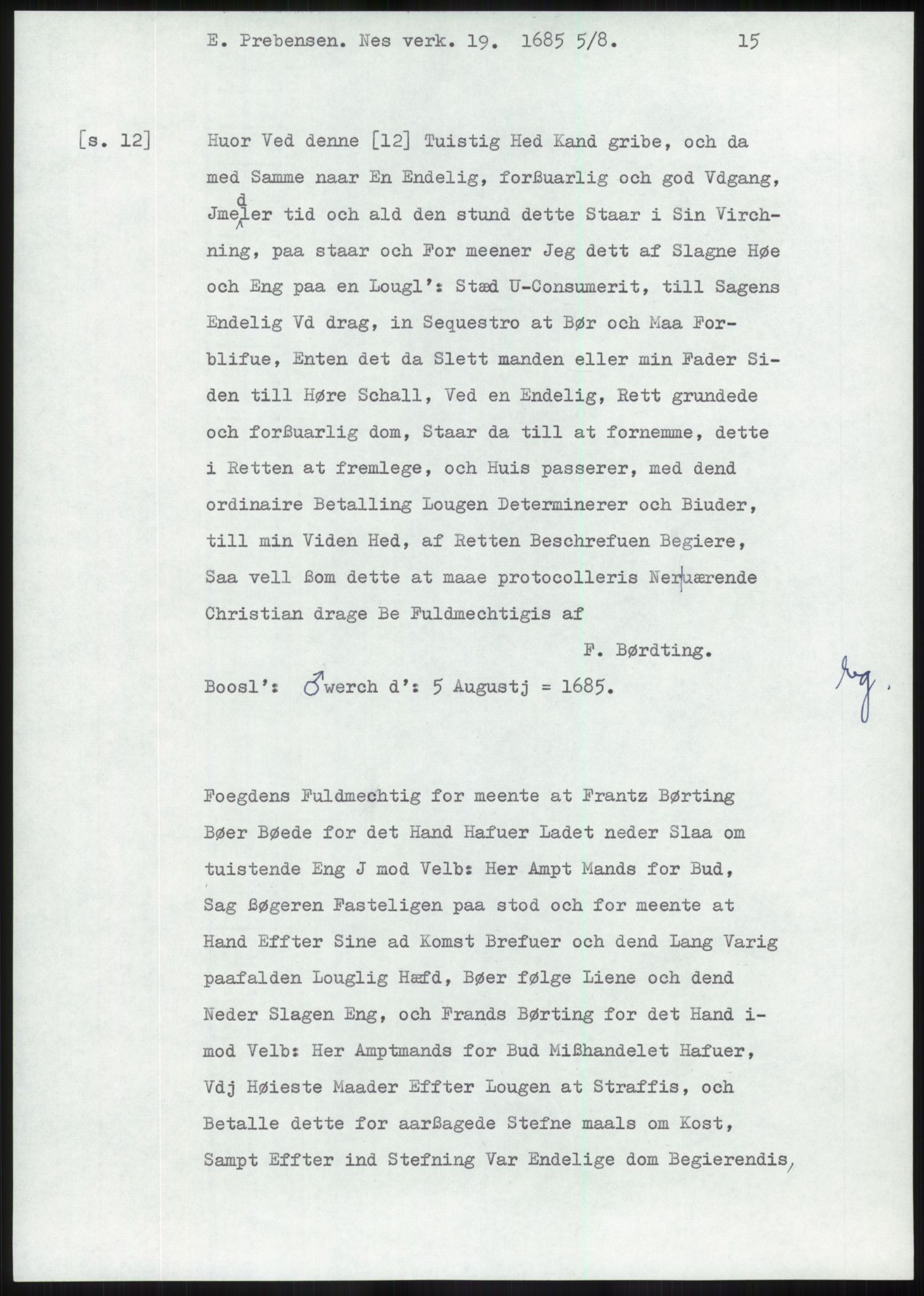 Samlinger til kildeutgivelse, Diplomavskriftsamlingen, AV/RA-EA-4053/H/Ha, p. 140