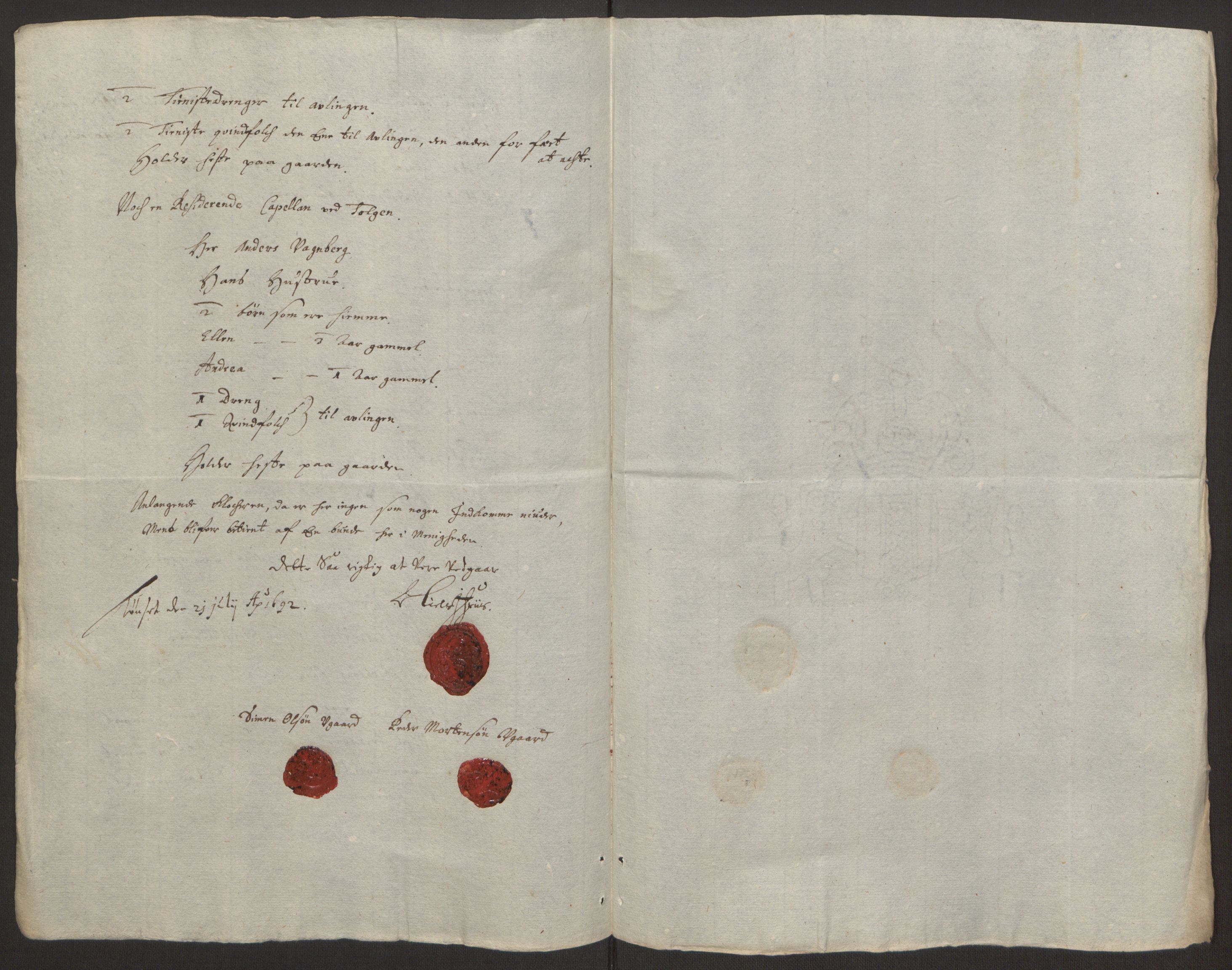 Rentekammeret inntil 1814, Reviderte regnskaper, Fogderegnskap, AV/RA-EA-4092/R13/L0830: Fogderegnskap Solør, Odal og Østerdal, 1692, p. 267