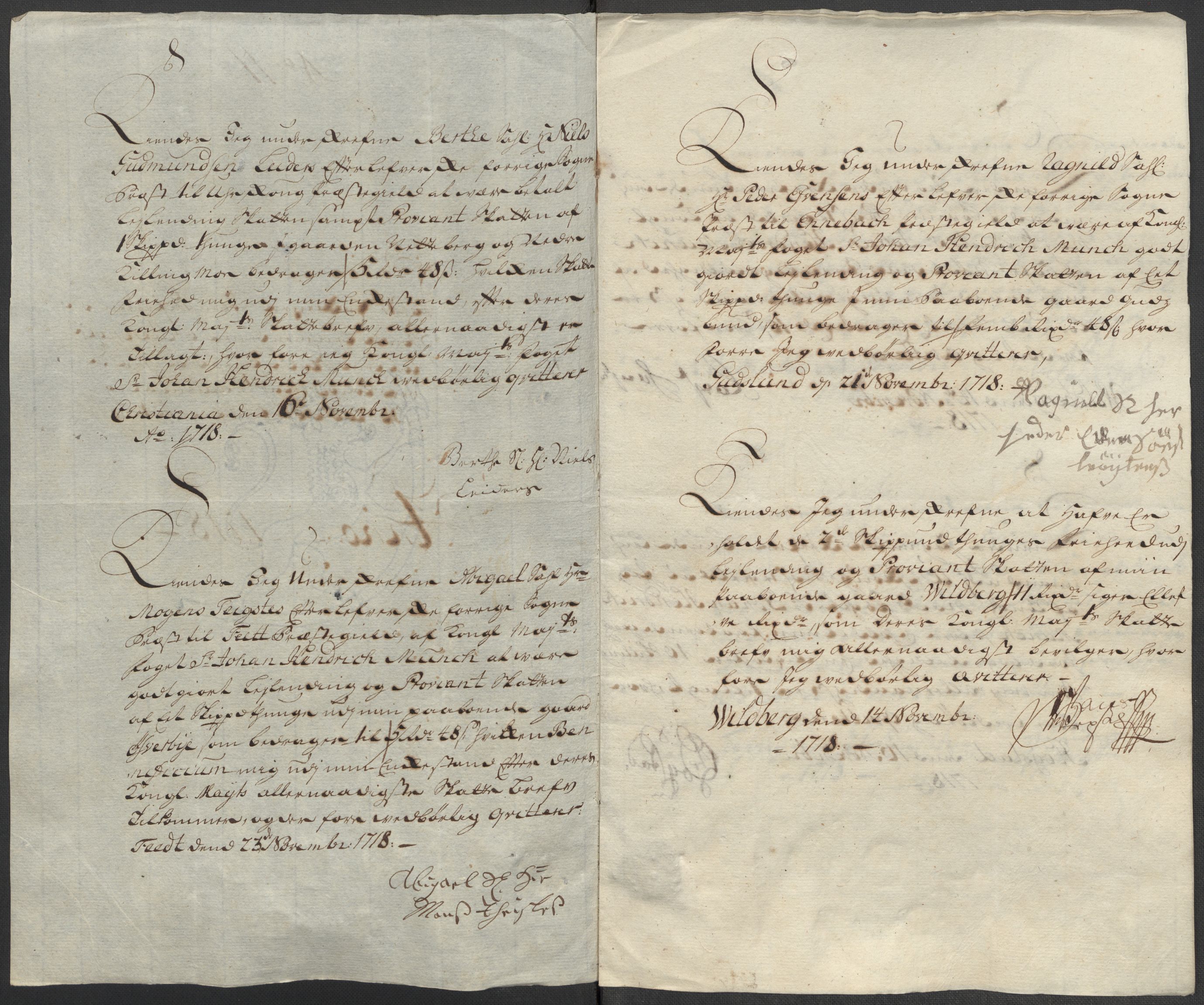 Rentekammeret inntil 1814, Reviderte regnskaper, Fogderegnskap, AV/RA-EA-4092/R11/L0600: Fogderegnskap Nedre Romerike, 1718, p. 250