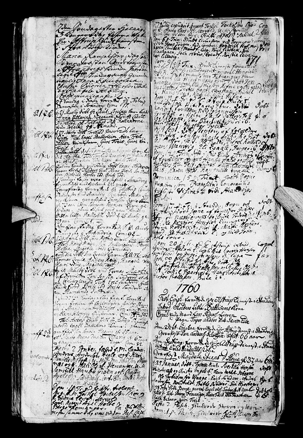 Os sokneprestembete, AV/SAB-A-99929: Parish register (official) no. A 5, 1669-1760, p. 171