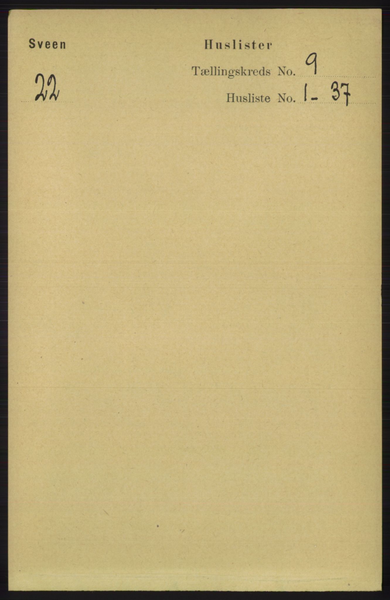 RA, 1891 census for 1216 Sveio, 1891, p. 2649
