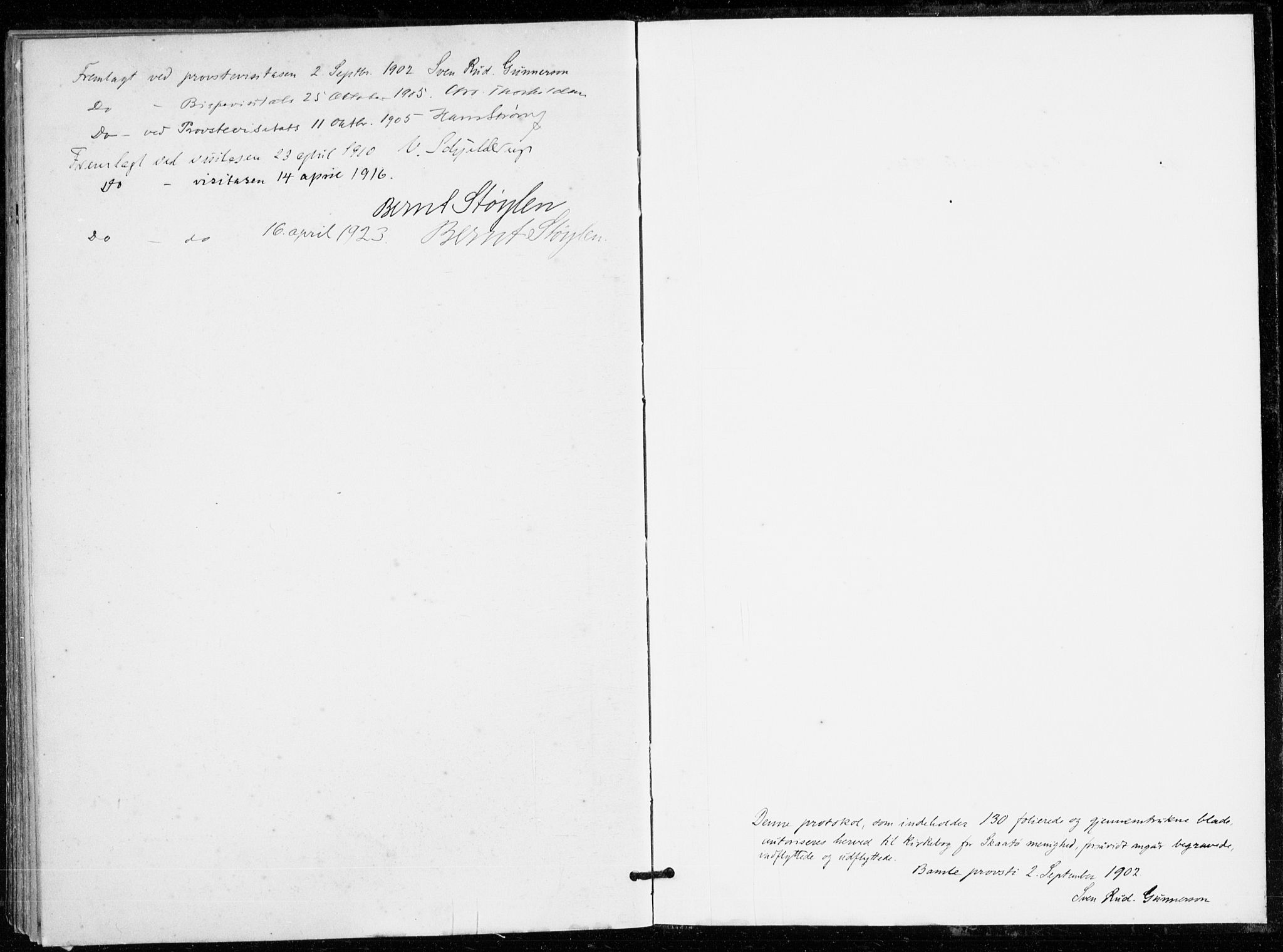 Skåtøy kirkebøker, SAKO/A-304/F/Fa/L0005: Parish register (official) no. I 5, 1901-1923