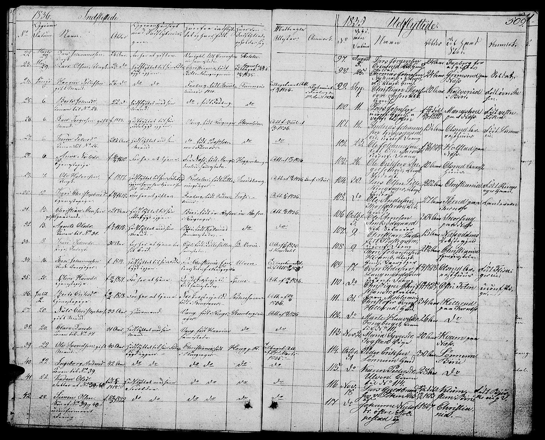 Ringsaker prestekontor, AV/SAH-PREST-014/L/La/L0004: Parish register (copy) no. 4, 1827-1838, p. 509