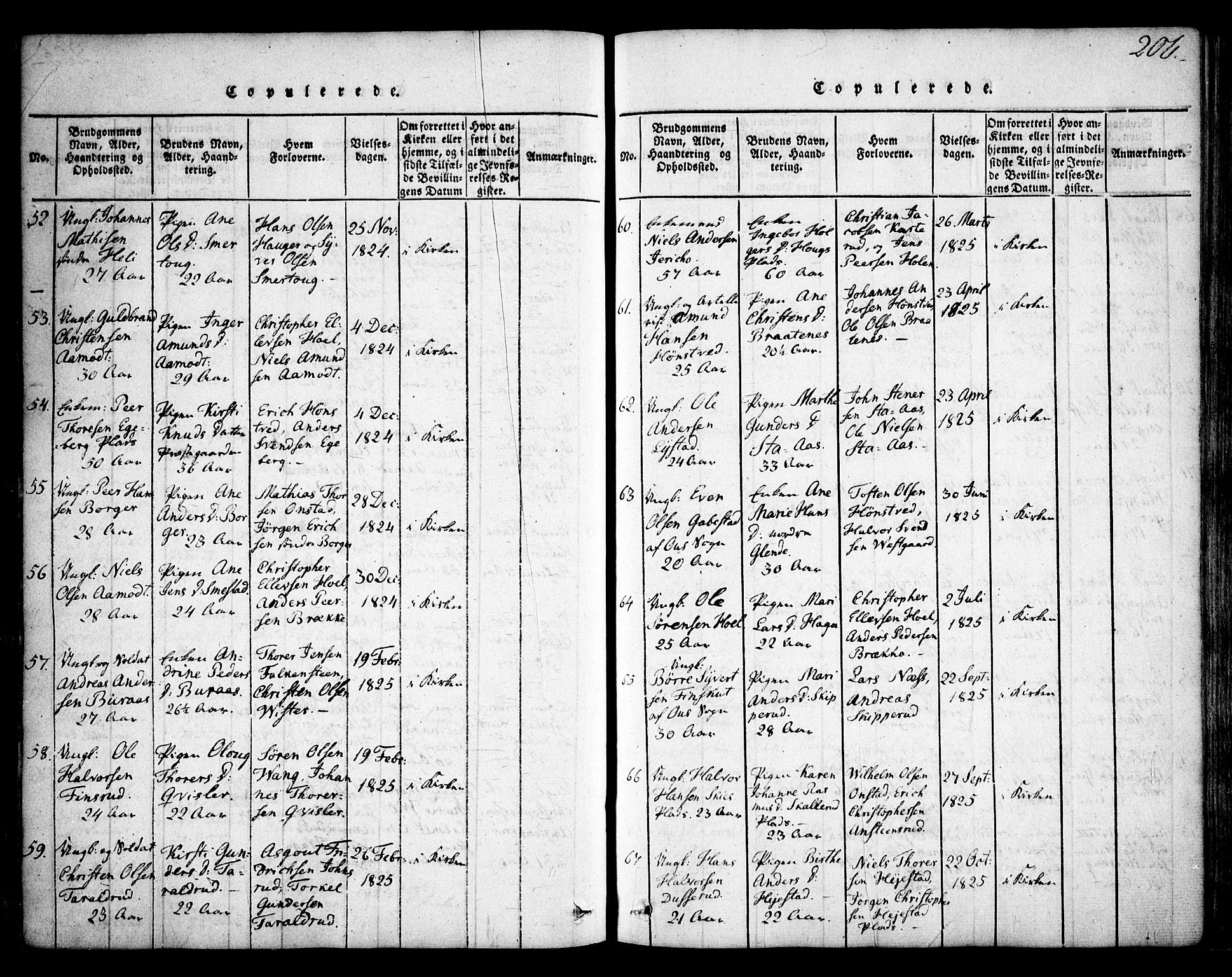 Skiptvet prestekontor Kirkebøker, SAO/A-20009/F/Fa/L0005: Parish register (official) no. 5, 1814-1838, p. 206