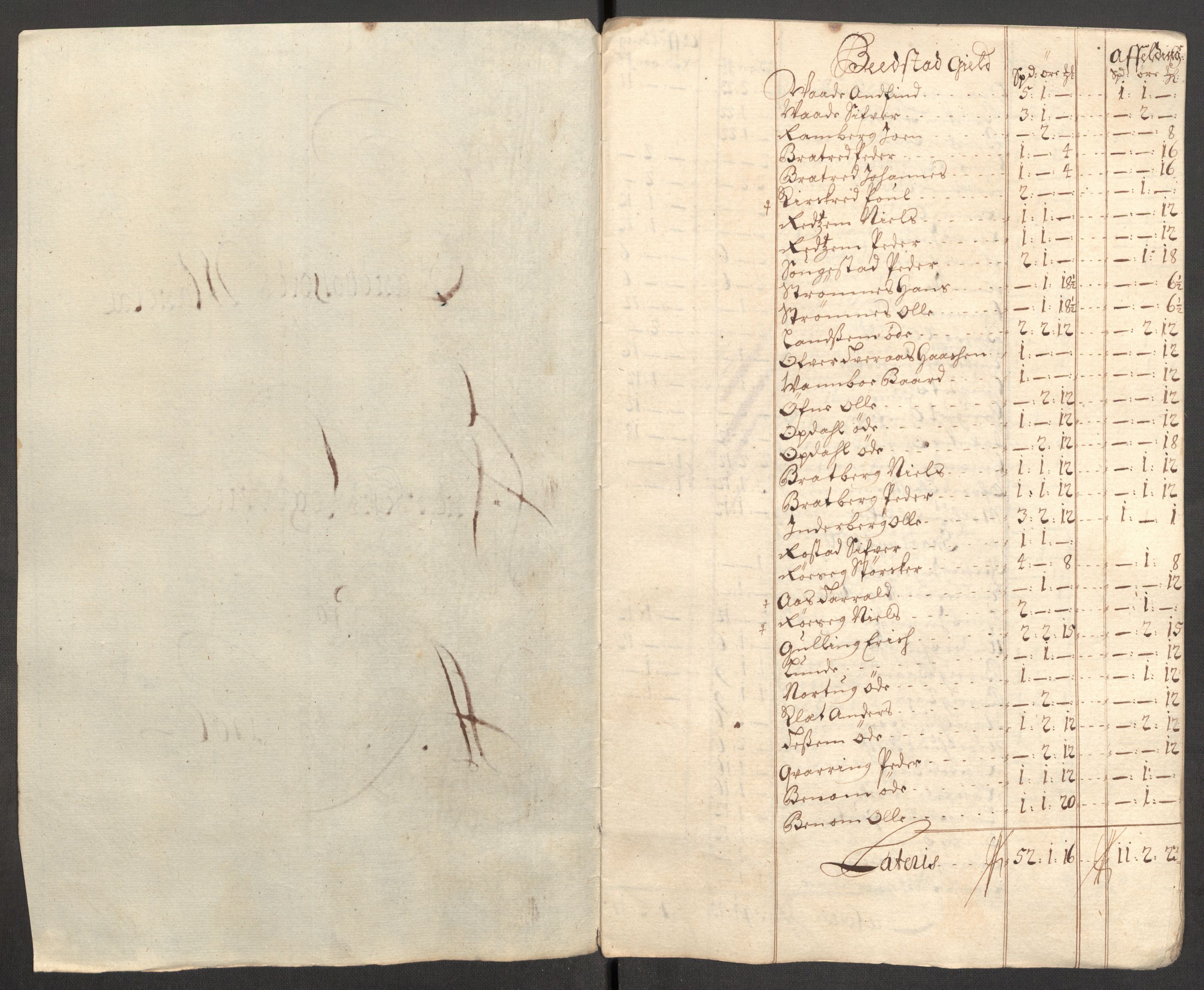 Rentekammeret inntil 1814, Reviderte regnskaper, Fogderegnskap, RA/EA-4092/R63/L4315: Fogderegnskap Inderøy, 1706-1707, p. 164
