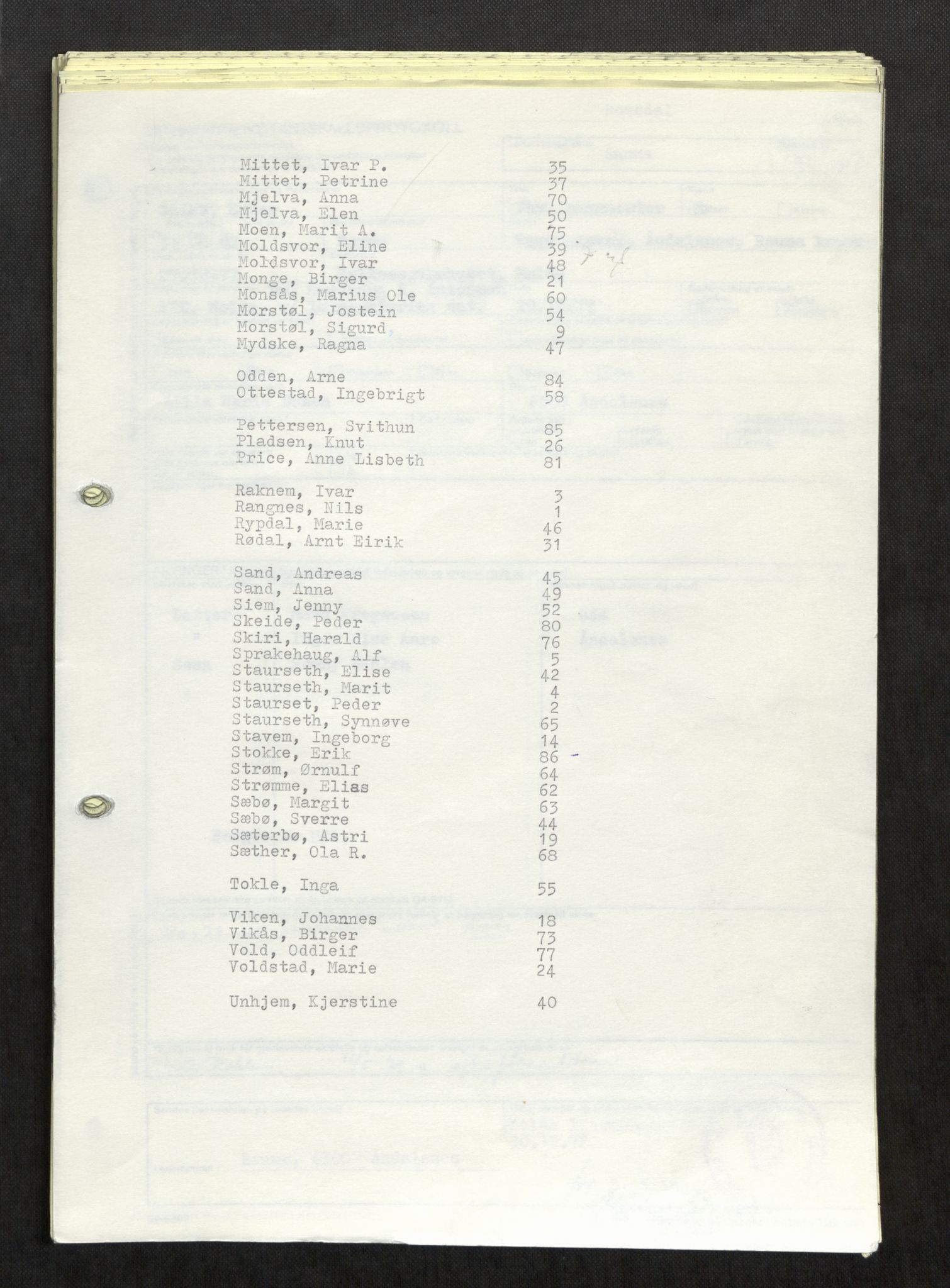 Rauma lensmannskontor, AV/SAT-A-5660/2/Ga/L0006: Dødsfallsprotokoll, 1977