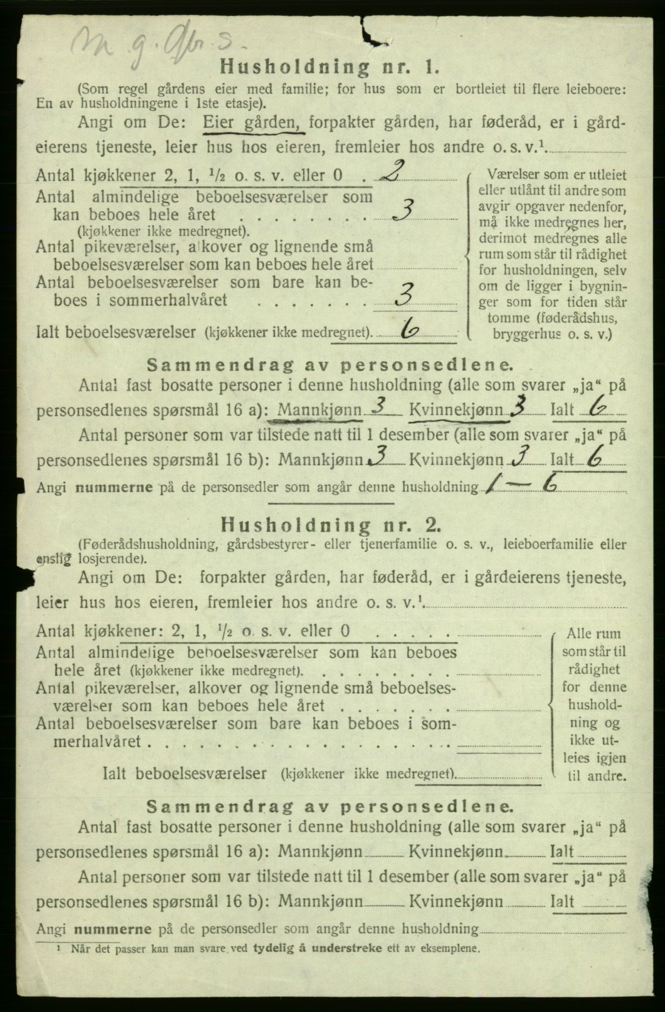 SAB, 1920 census for Strandebarm, 1920, p. 29