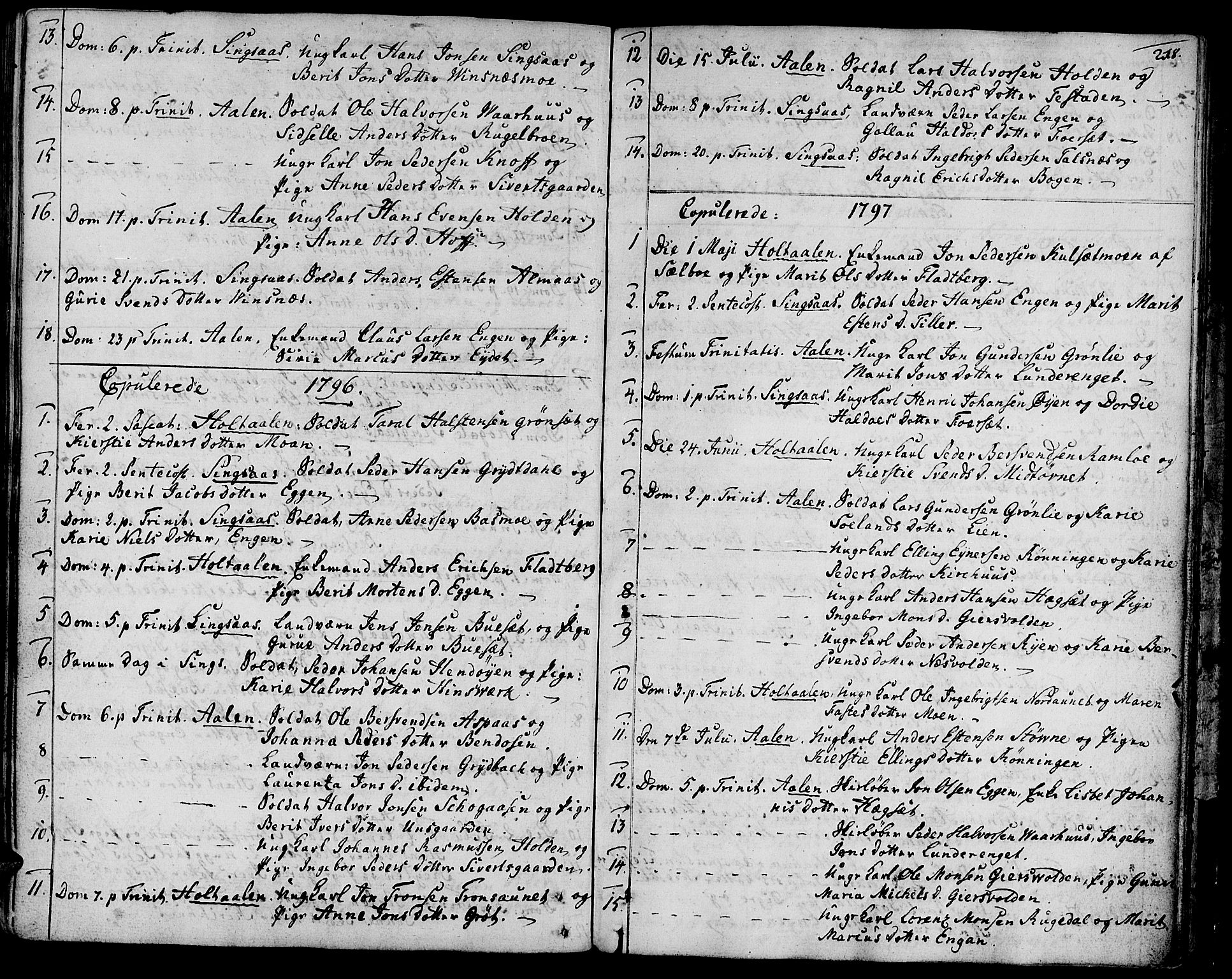 Ministerialprotokoller, klokkerbøker og fødselsregistre - Sør-Trøndelag, SAT/A-1456/685/L0952: Parish register (official) no. 685A01, 1745-1804, p. 218