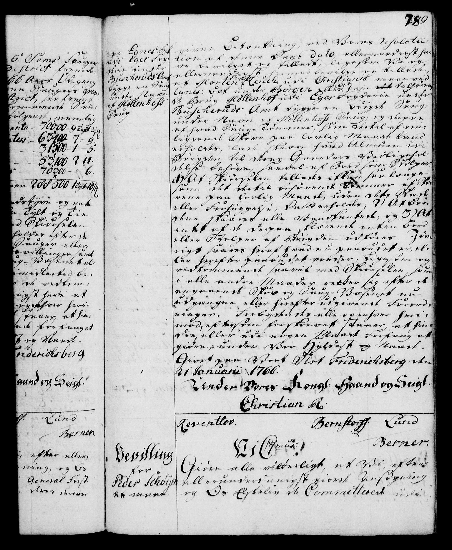 Rentekammeret, Kammerkanselliet, RA/EA-3111/G/Gg/Gga/L0007: Norsk ekspedisjonsprotokoll med register (merket RK 53.7), 1759-1768, p. 789