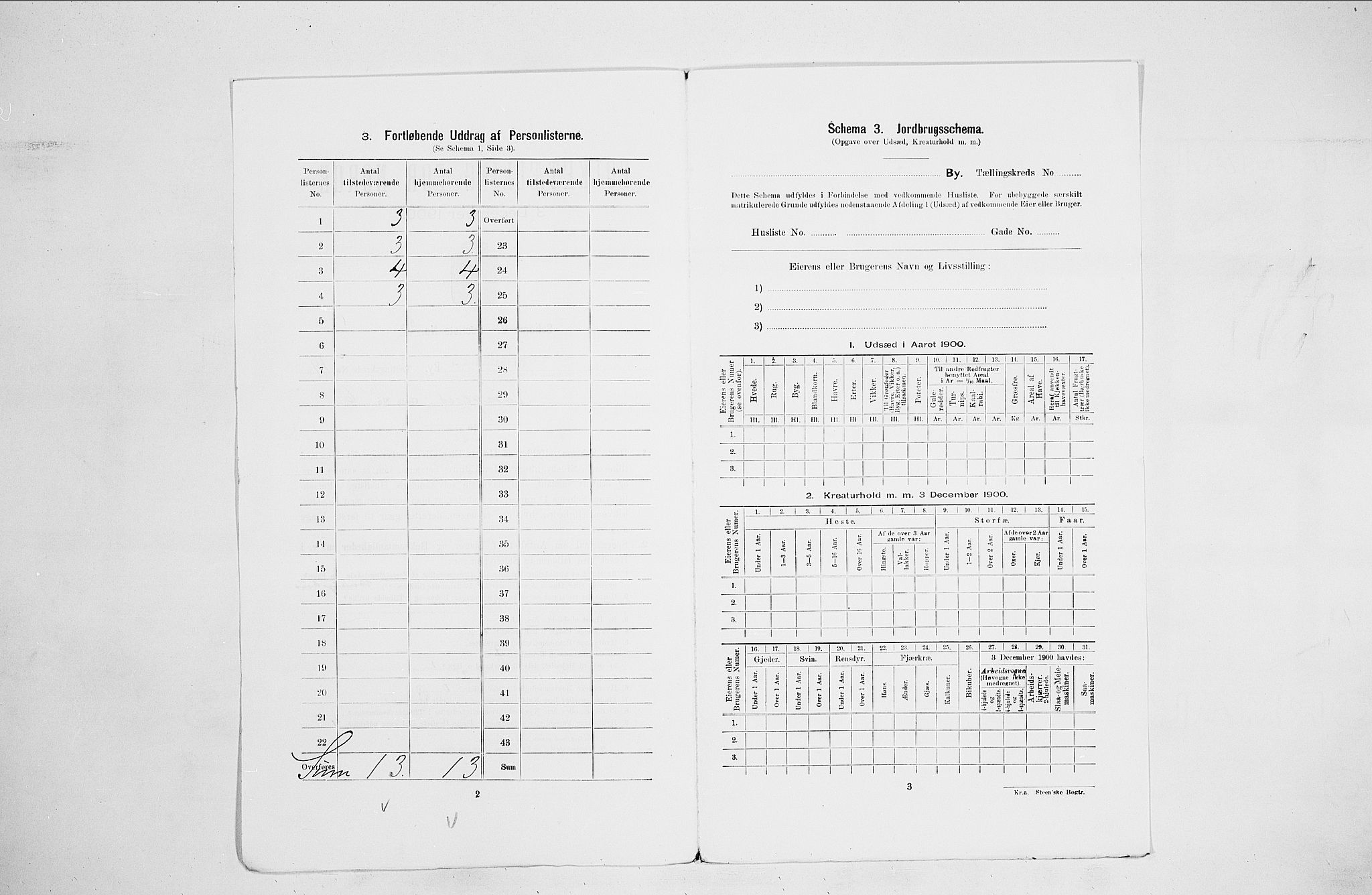 SAO, 1900 census for Kristiania, 1900, p. 48720