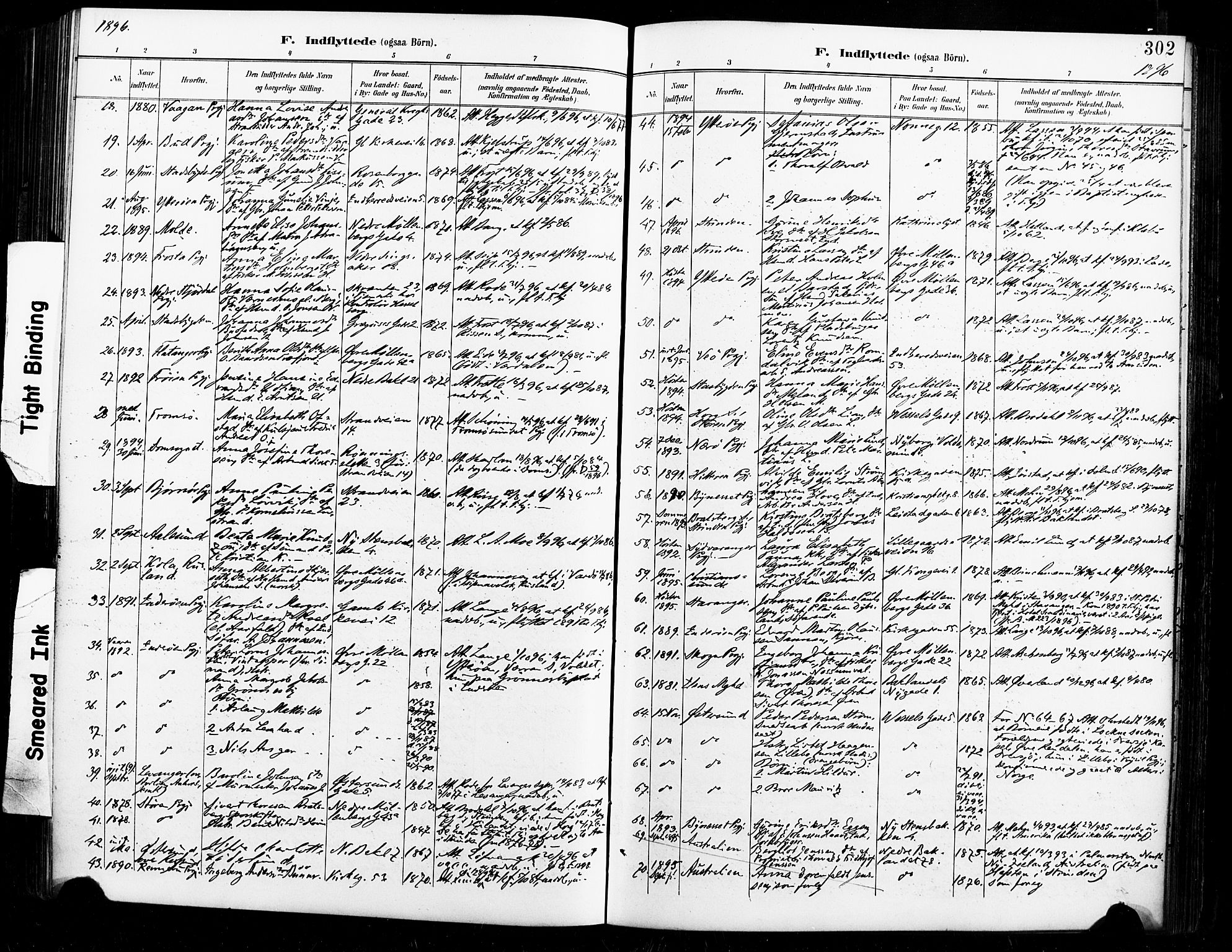 Ministerialprotokoller, klokkerbøker og fødselsregistre - Sør-Trøndelag, SAT/A-1456/604/L0198: Parish register (official) no. 604A19, 1893-1900, p. 302
