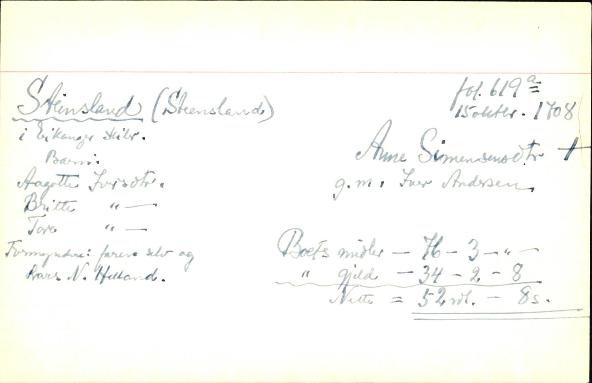 Skiftekort ved Statsarkivet i Bergen, SAB/SKIFTEKORT/001/L0001: Skifteprotokoll nr. 1-2 - test test, 1702-1716, p. 138