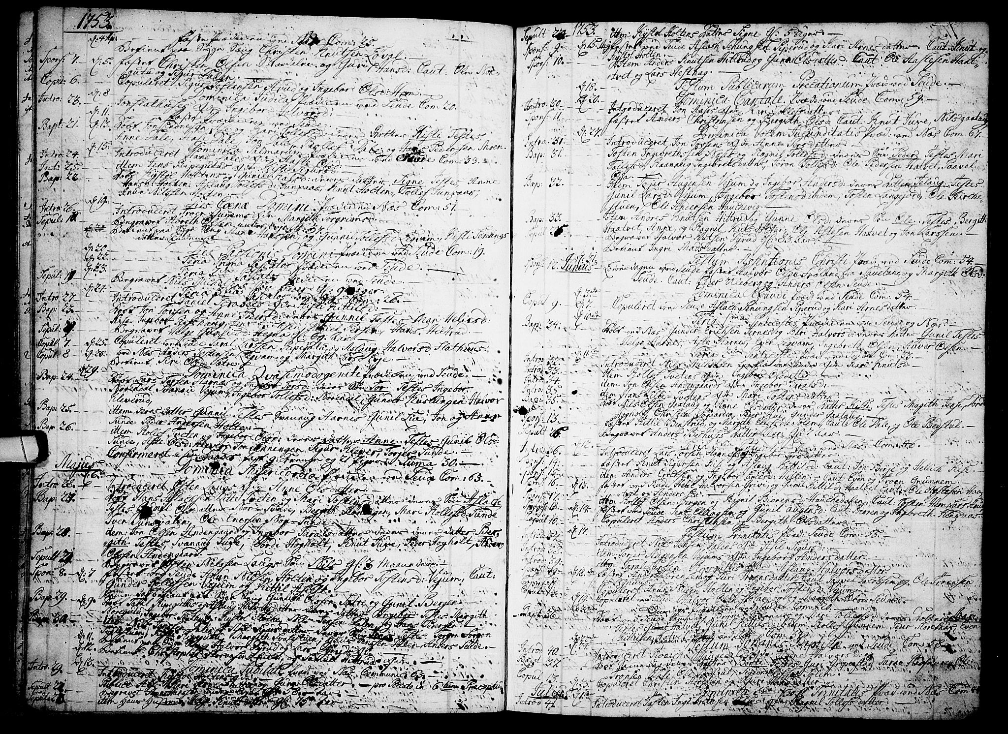 Sauherad kirkebøker, SAKO/A-298/F/Fa/L0003: Parish register (official) no. I 3, 1722-1766