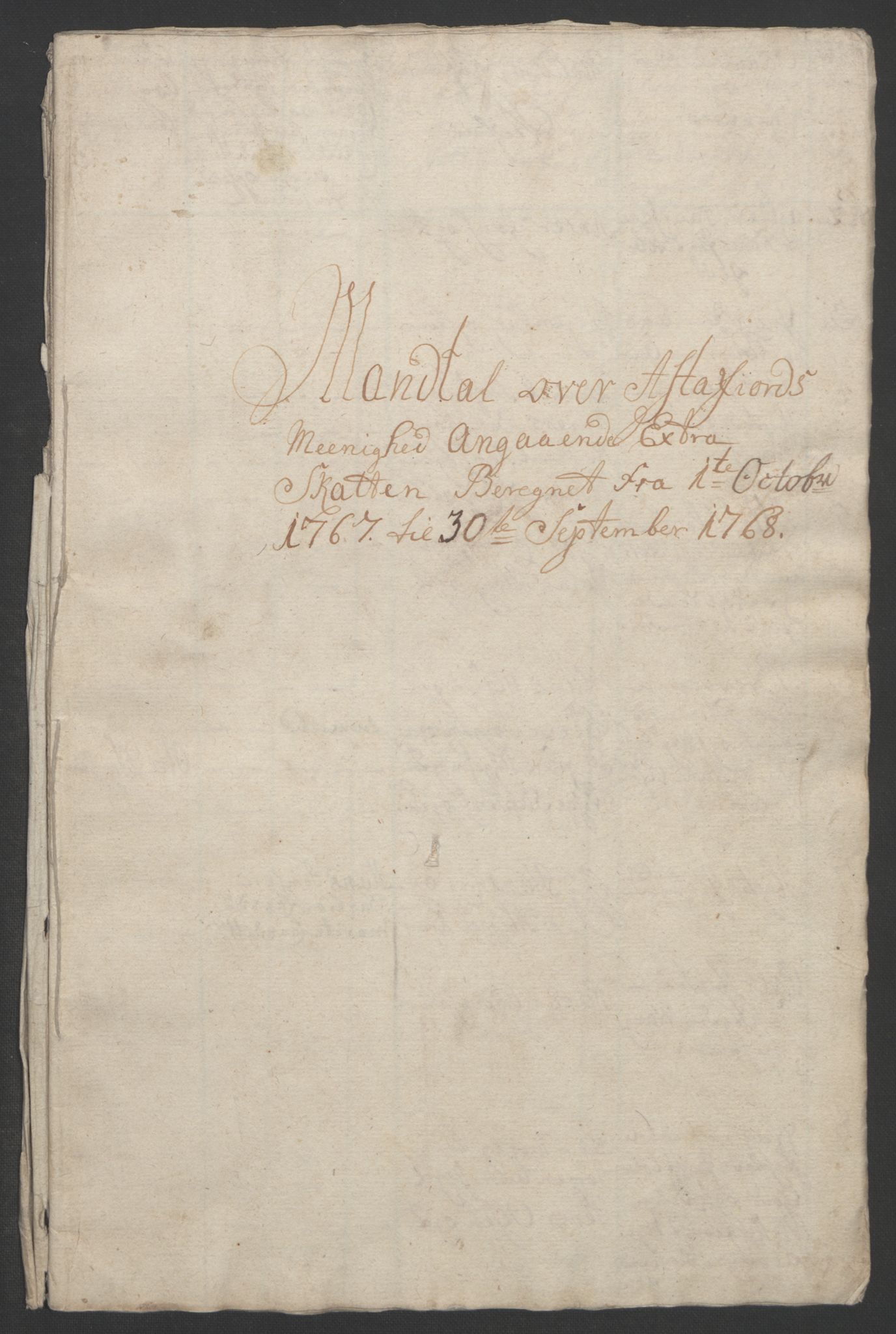 Rentekammeret inntil 1814, Realistisk ordnet avdeling, AV/RA-EA-4070/Ol/L0022b: [Gg 10]: Ekstraskatten, 23.09.1762. Senja og Troms, 1765-1768, p. 282