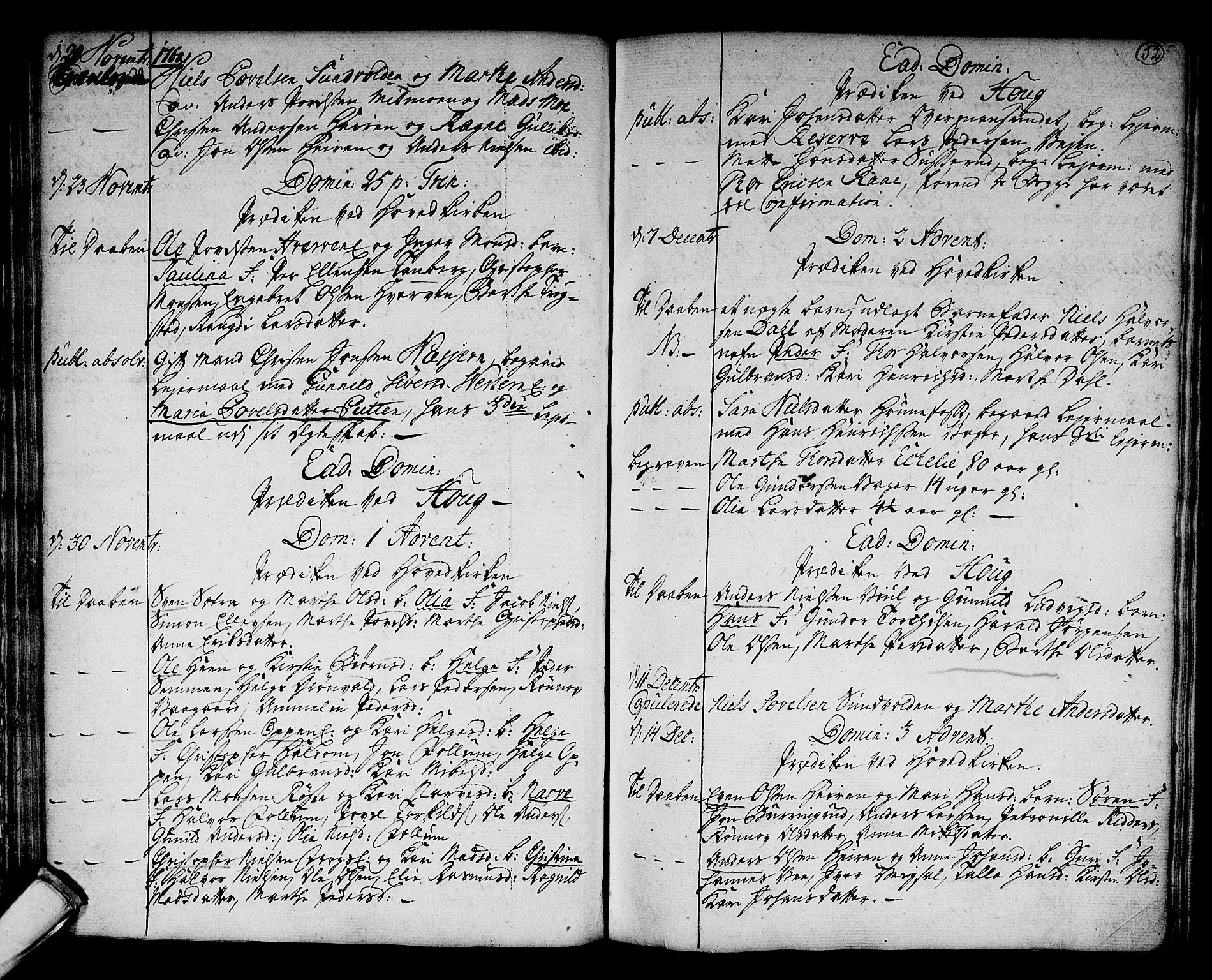 Norderhov kirkebøker, SAKO/A-237/F/Fa/L0004: Parish register (official) no. 4, 1758-1774, p. 52