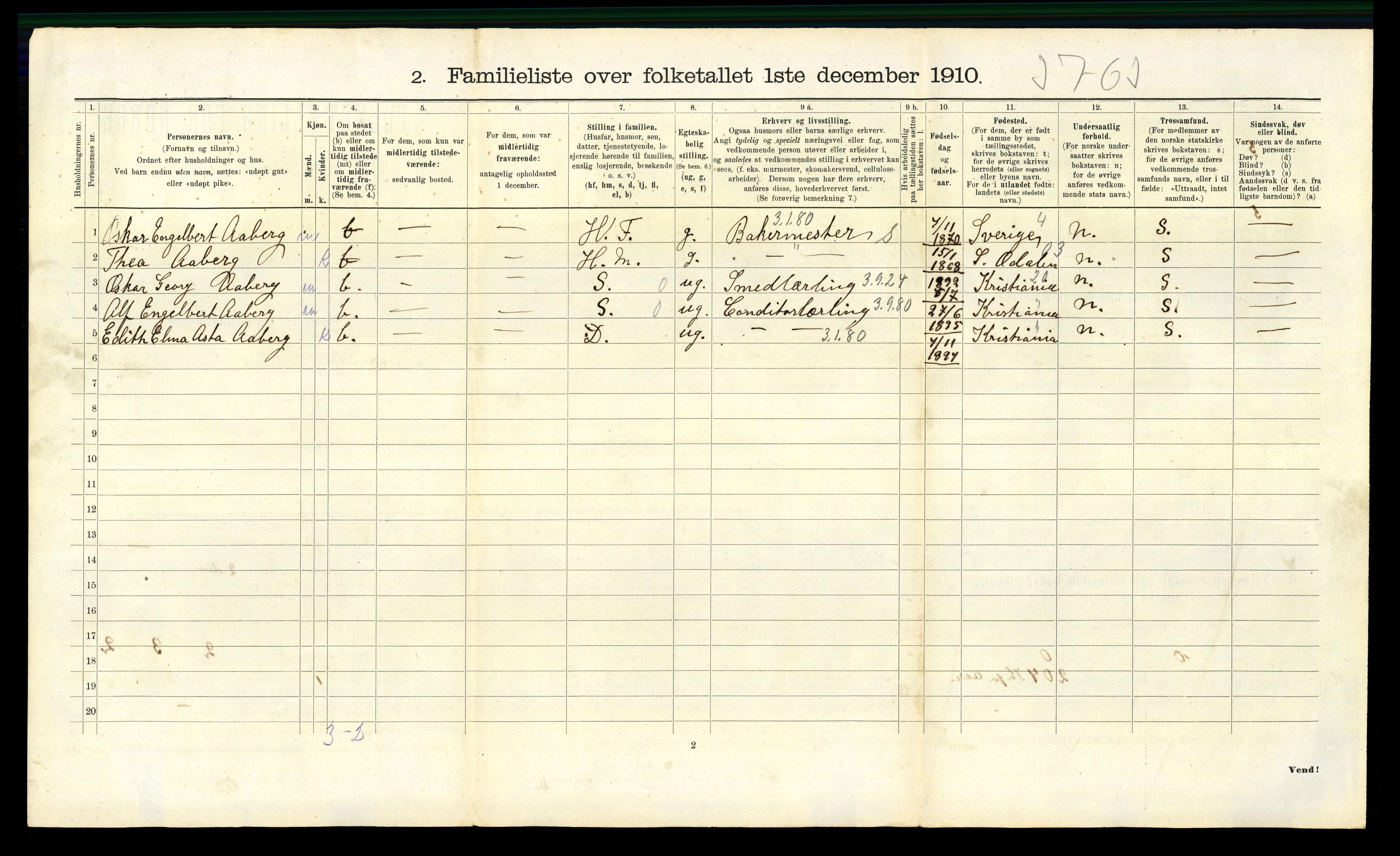 RA, 1910 census for Fredrikstad, 1910, p. 8009