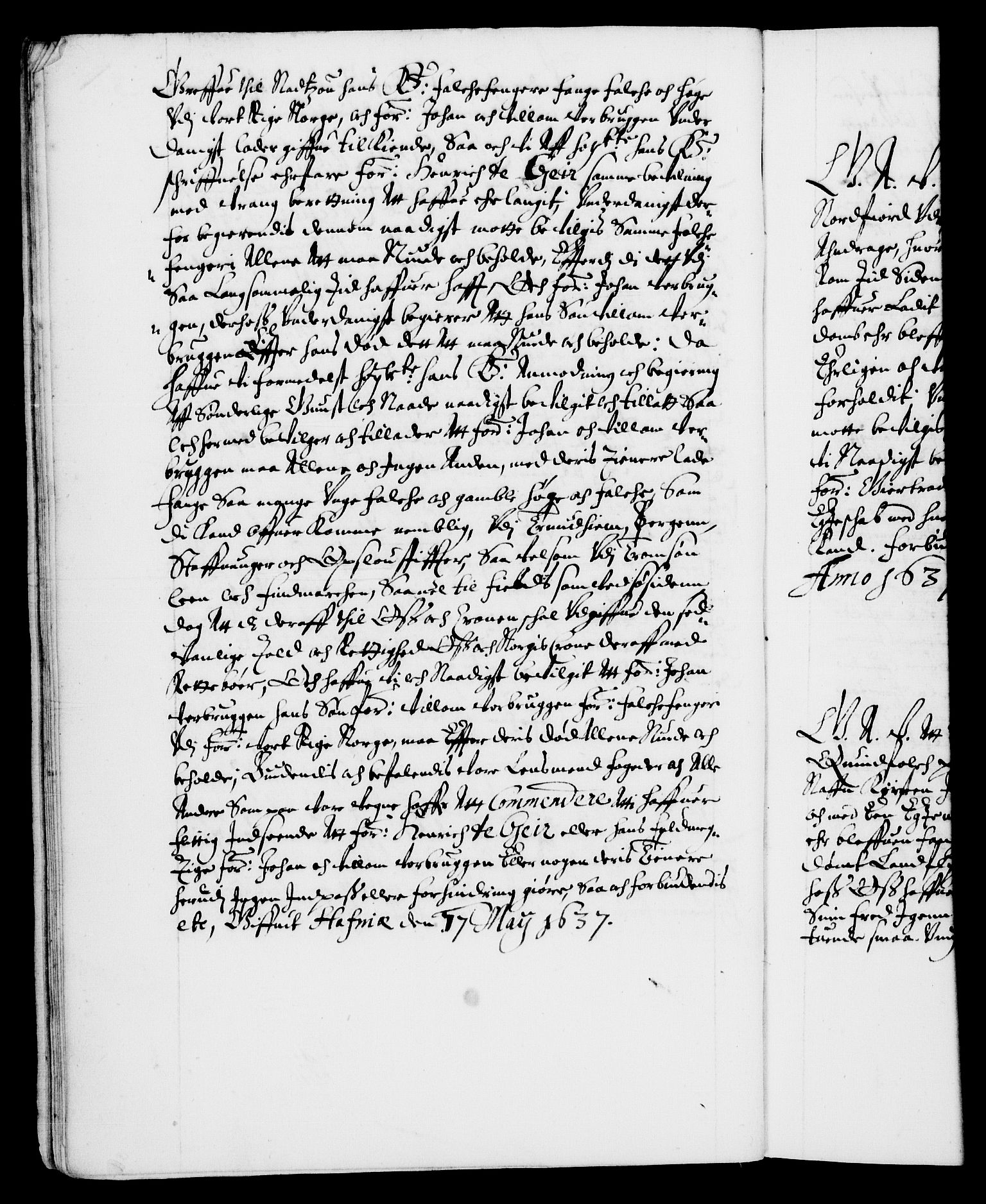 Danske Kanselli 1572-1799, AV/RA-EA-3023/F/Fc/Fca/Fcaa/L0006: Norske registre (mikrofilm), 1637-1642, p. 23b