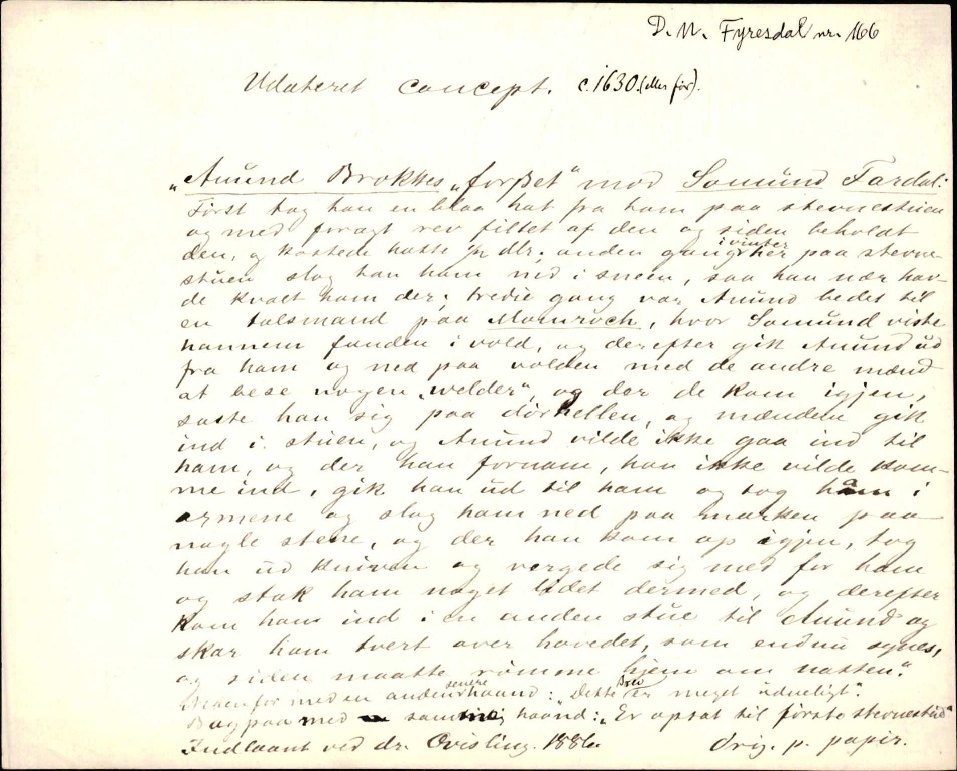 Riksarkivets diplomsamling, AV/RA-EA-5965/F35/F35d/L0003: Innlånte diplomer, seddelregister, 1621-1642, p. 301