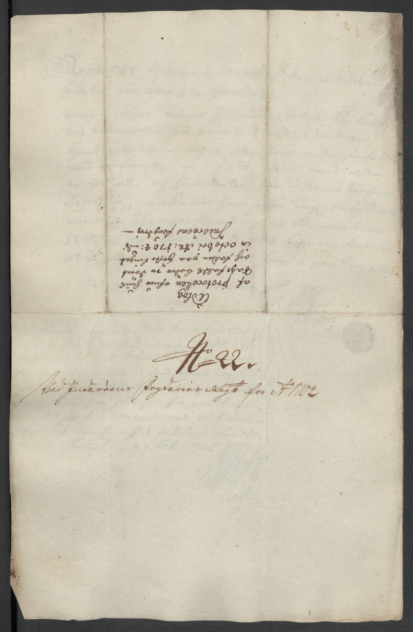 Rentekammeret inntil 1814, Reviderte regnskaper, Fogderegnskap, AV/RA-EA-4092/R63/L4313: Fogderegnskap Inderøy, 1703-1704, p. 542