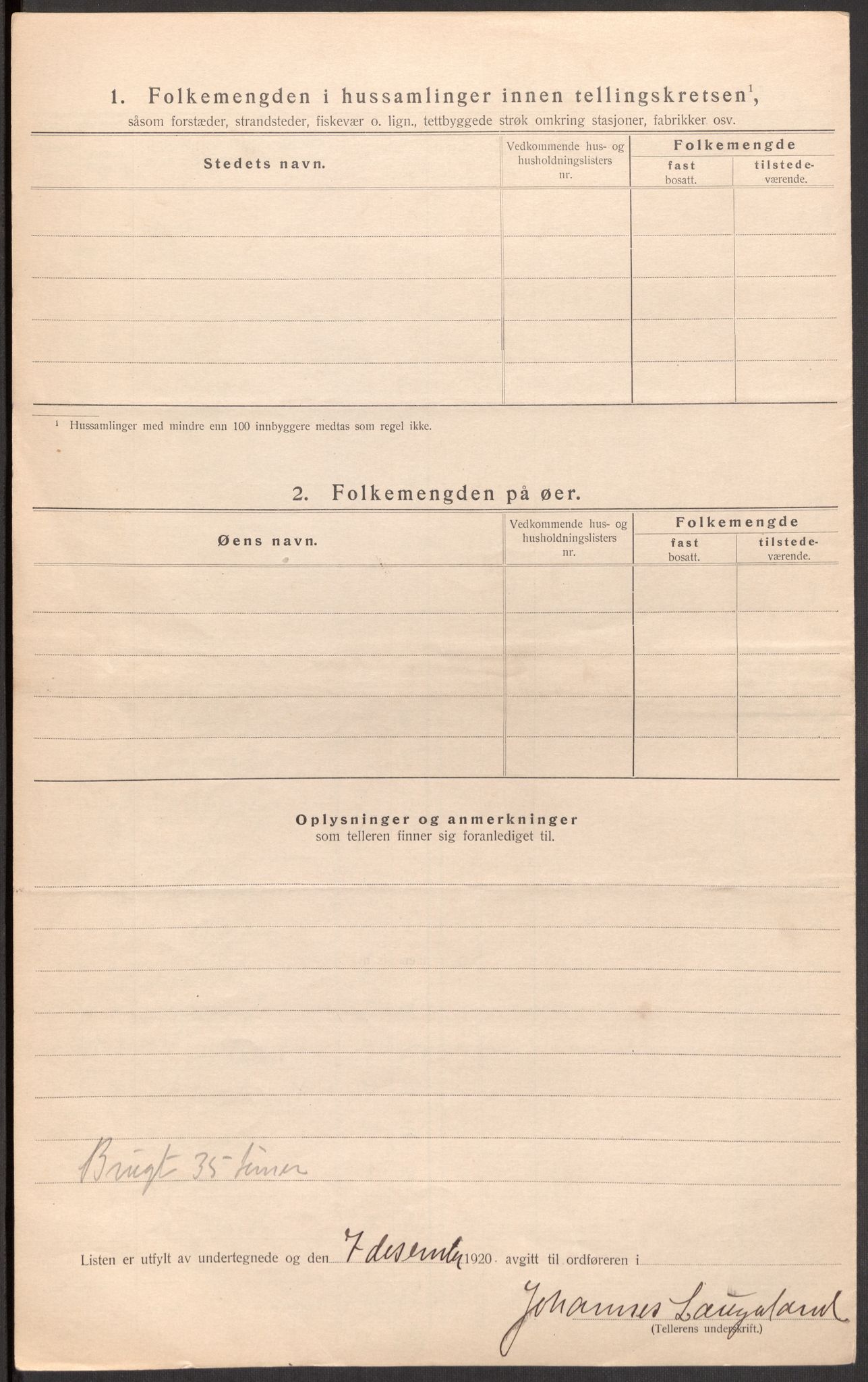 SAST, 1920 census for Hjelmeland, 1920, p. 43