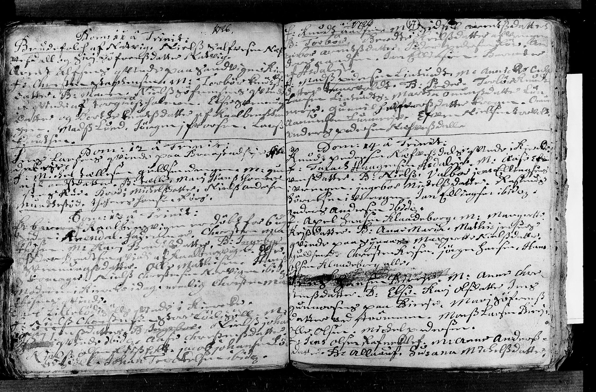 Øyestad sokneprestkontor, AV/SAK-1111-0049/F/Fa/L0003: Parish register (official) no. A 3, 1722-1730, p. 67