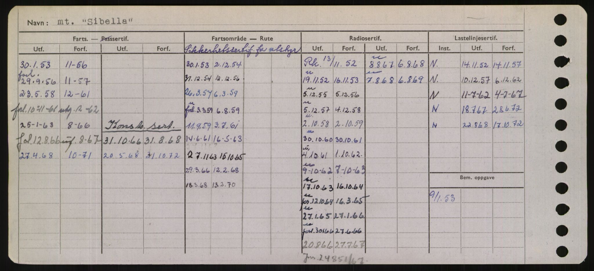 Sjøfartsdirektoratet med forløpere, Skipsmålingen, AV/RA-S-1627/H/Hd/L0033: Fartøy, Sevi-Sjø, p. 24