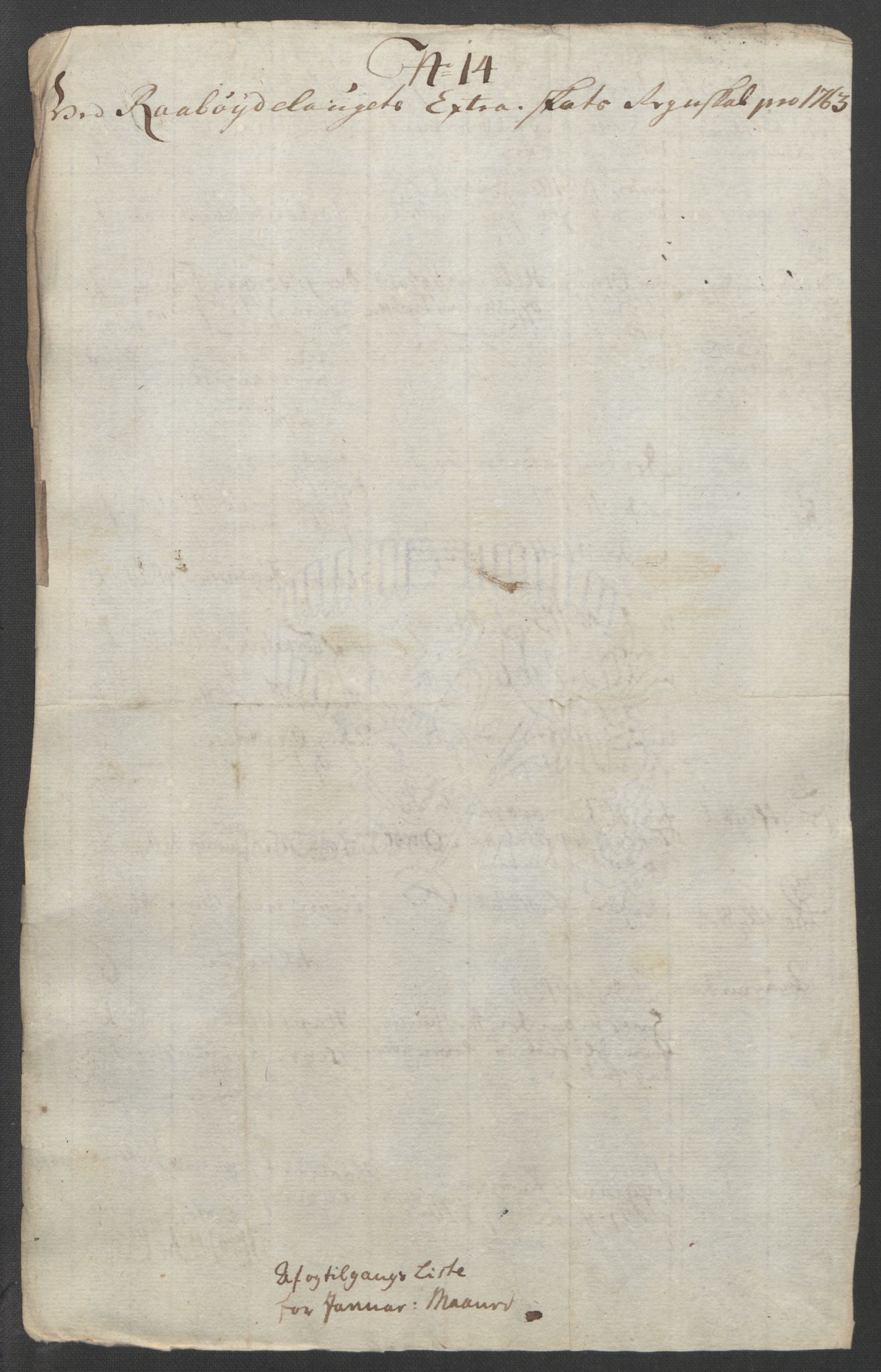 Rentekammeret inntil 1814, Reviderte regnskaper, Fogderegnskap, RA/EA-4092/R40/L2517: Ekstraskatten Råbyggelag, 1762-1763, p. 319
