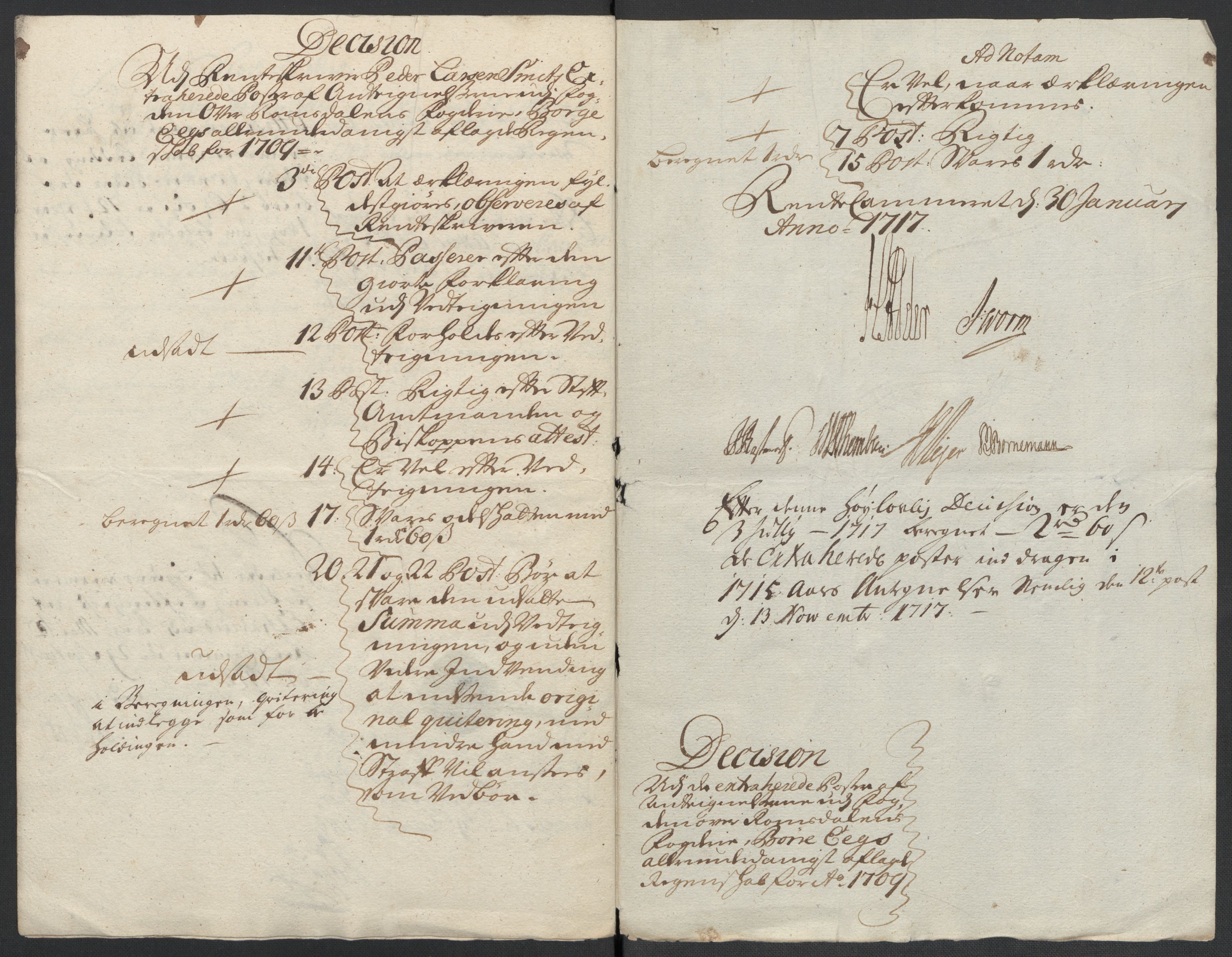 Rentekammeret inntil 1814, Reviderte regnskaper, Fogderegnskap, AV/RA-EA-4092/R55/L3659: Fogderegnskap Romsdal, 1709-1710, p. 244