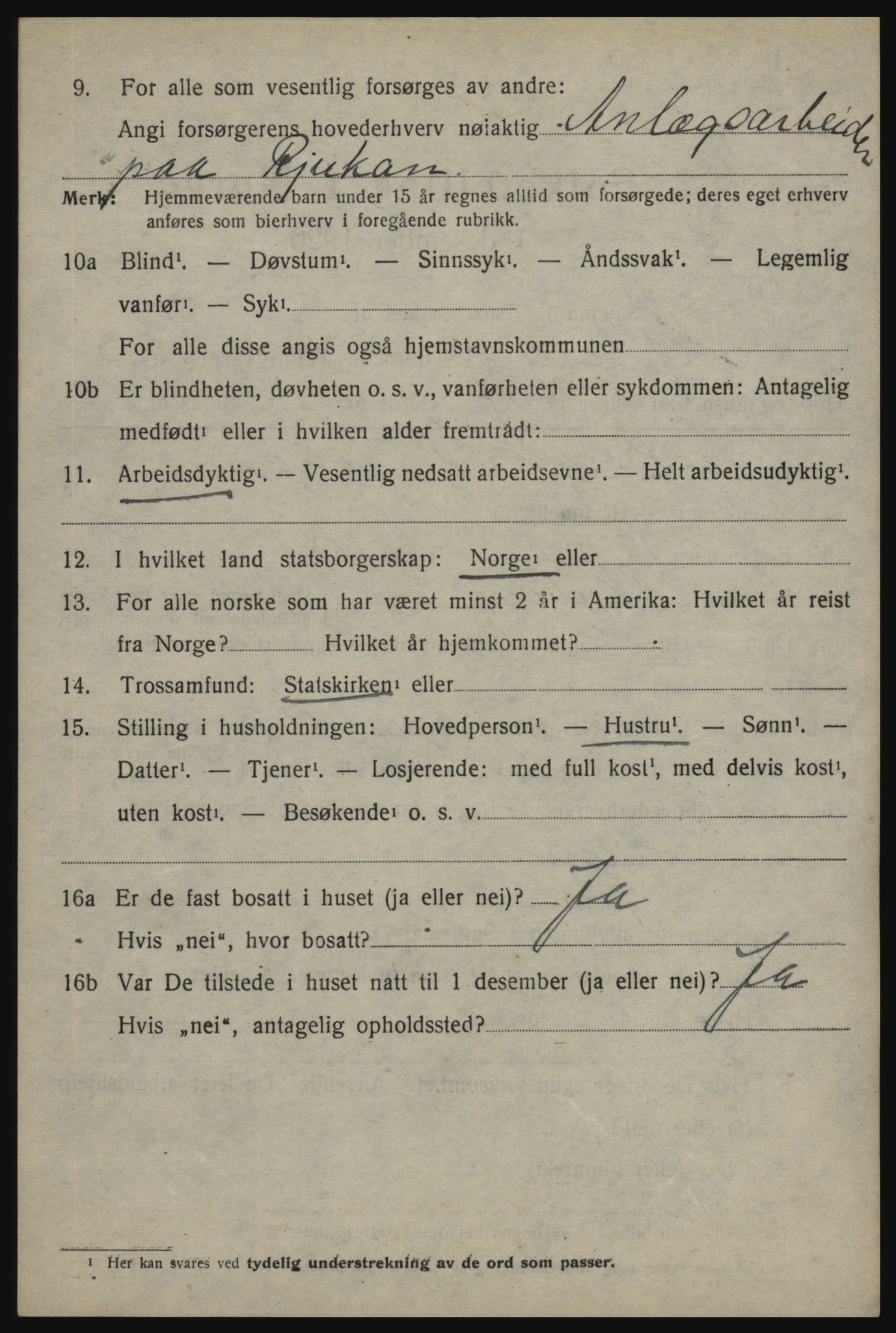 SAO, 1920 census for Skjeberg, 1920, p. 4794