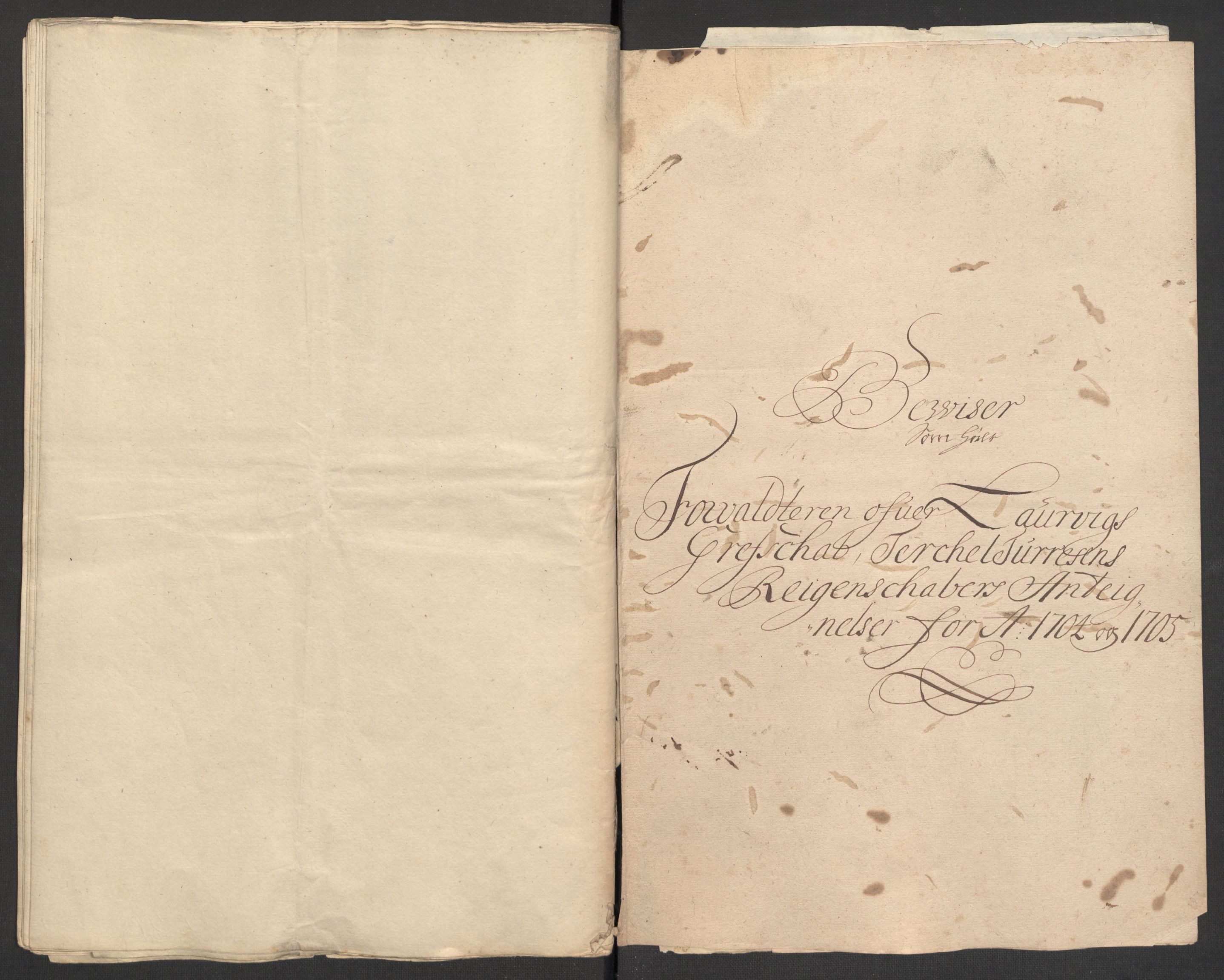 Rentekammeret inntil 1814, Reviderte regnskaper, Fogderegnskap, AV/RA-EA-4092/R33/L1978: Fogderegnskap Larvik grevskap, 1704-1705, p. 437