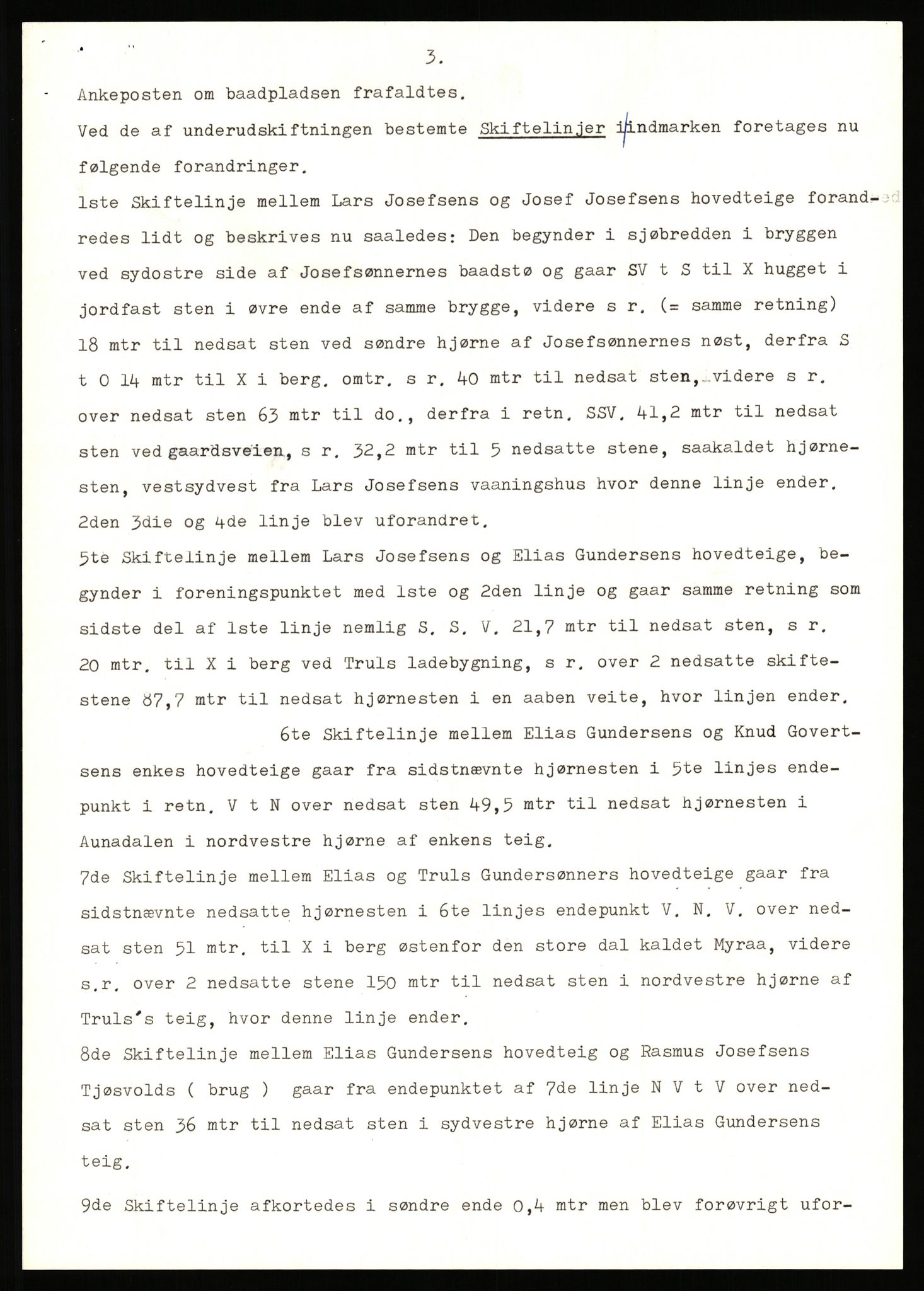 Statsarkivet i Stavanger, AV/SAST-A-101971/03/Y/Yj/L0087: Avskrifter sortert etter gårdsnavn: Tjemsland nordre - Todhammer, 1750-1930, p. 416