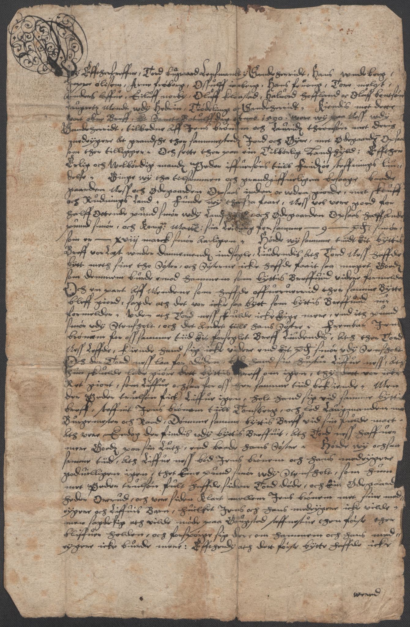 Riksarkivets diplomsamling, AV/RA-EA-5965/F15/L0023: Prestearkiv - Vestfold, 1582-1820, p. 122