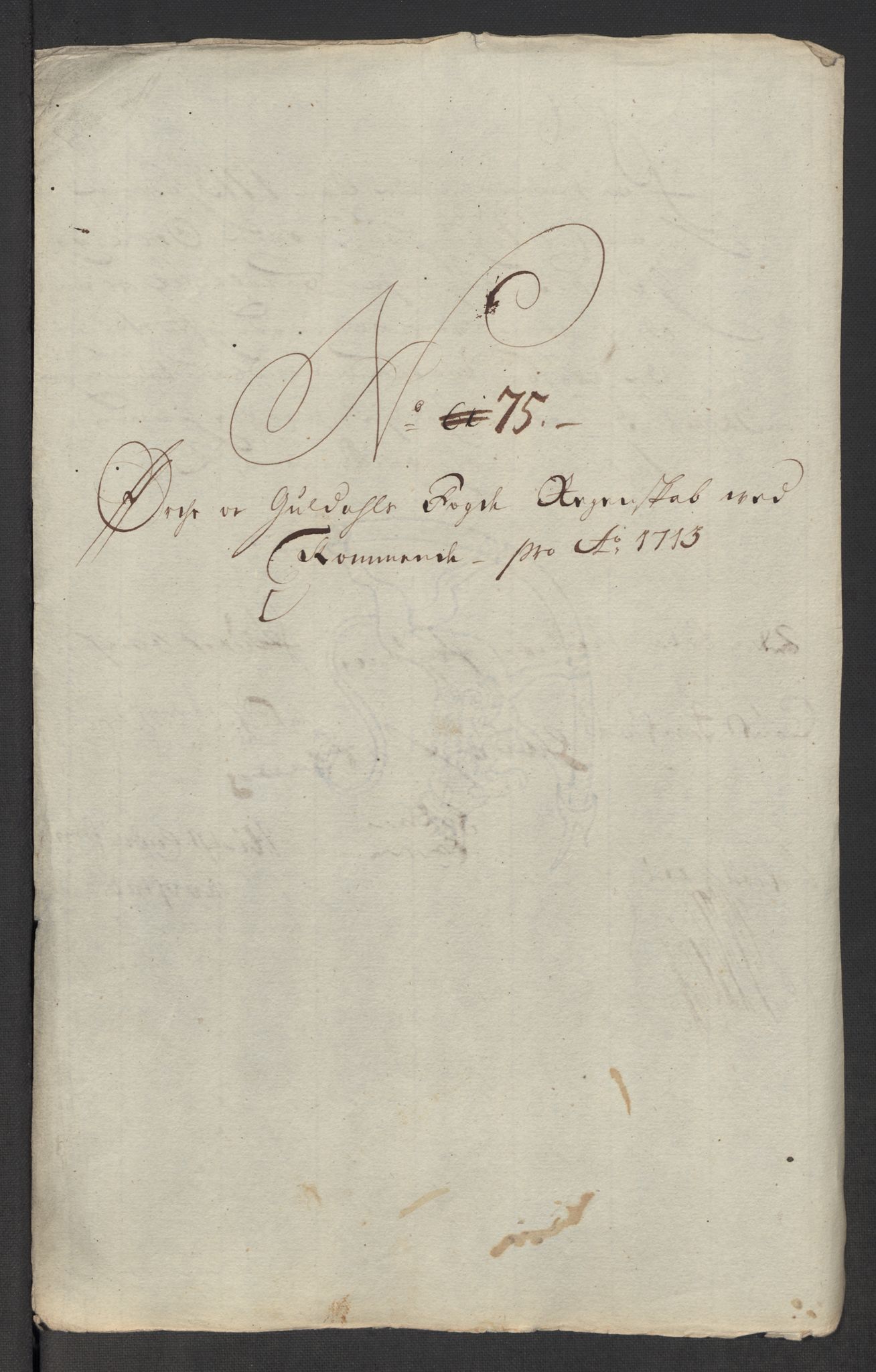 Rentekammeret inntil 1814, Reviderte regnskaper, Fogderegnskap, AV/RA-EA-4092/R60/L3964: Fogderegnskap Orkdal og Gauldal, 1713, p. 543