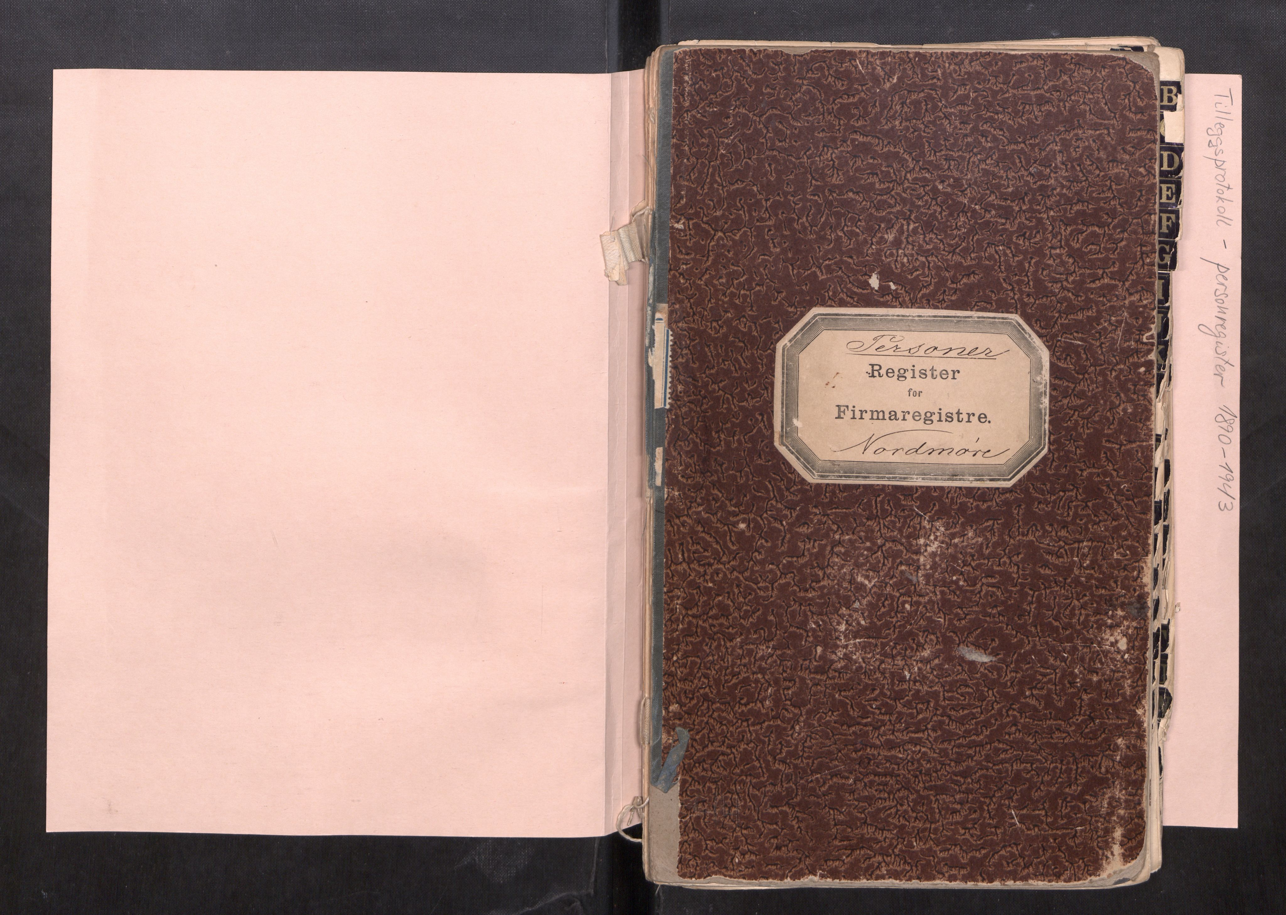 Nordmøre sorenskriveri, SAT/A-4132/3/J/Ja/Jab/L0001: Register til firmaregister, 1890-1943, p. 2