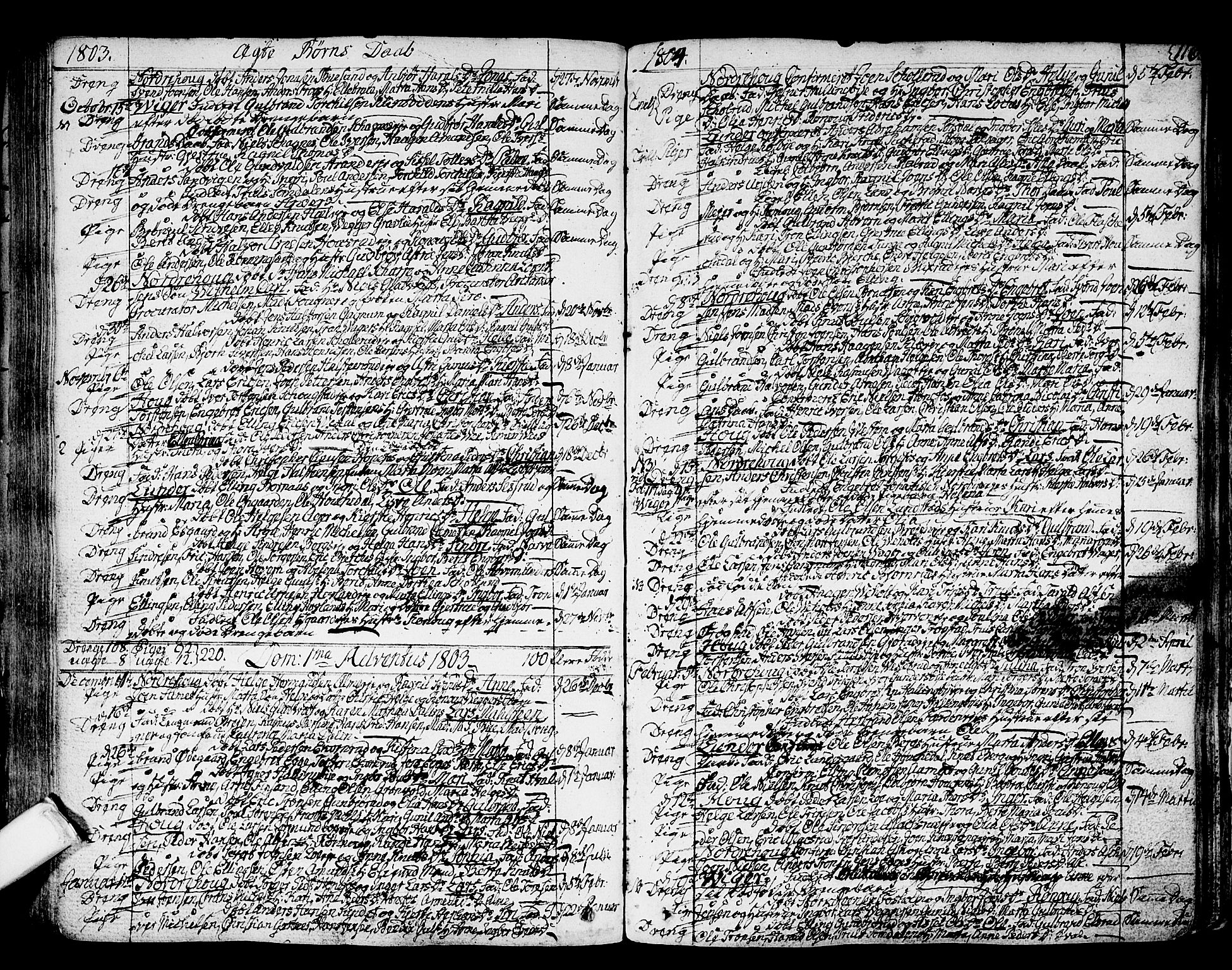 Norderhov kirkebøker, SAKO/A-237/F/Fa/L0006: Parish register (official) no. 6, 1789-1811, p. 116