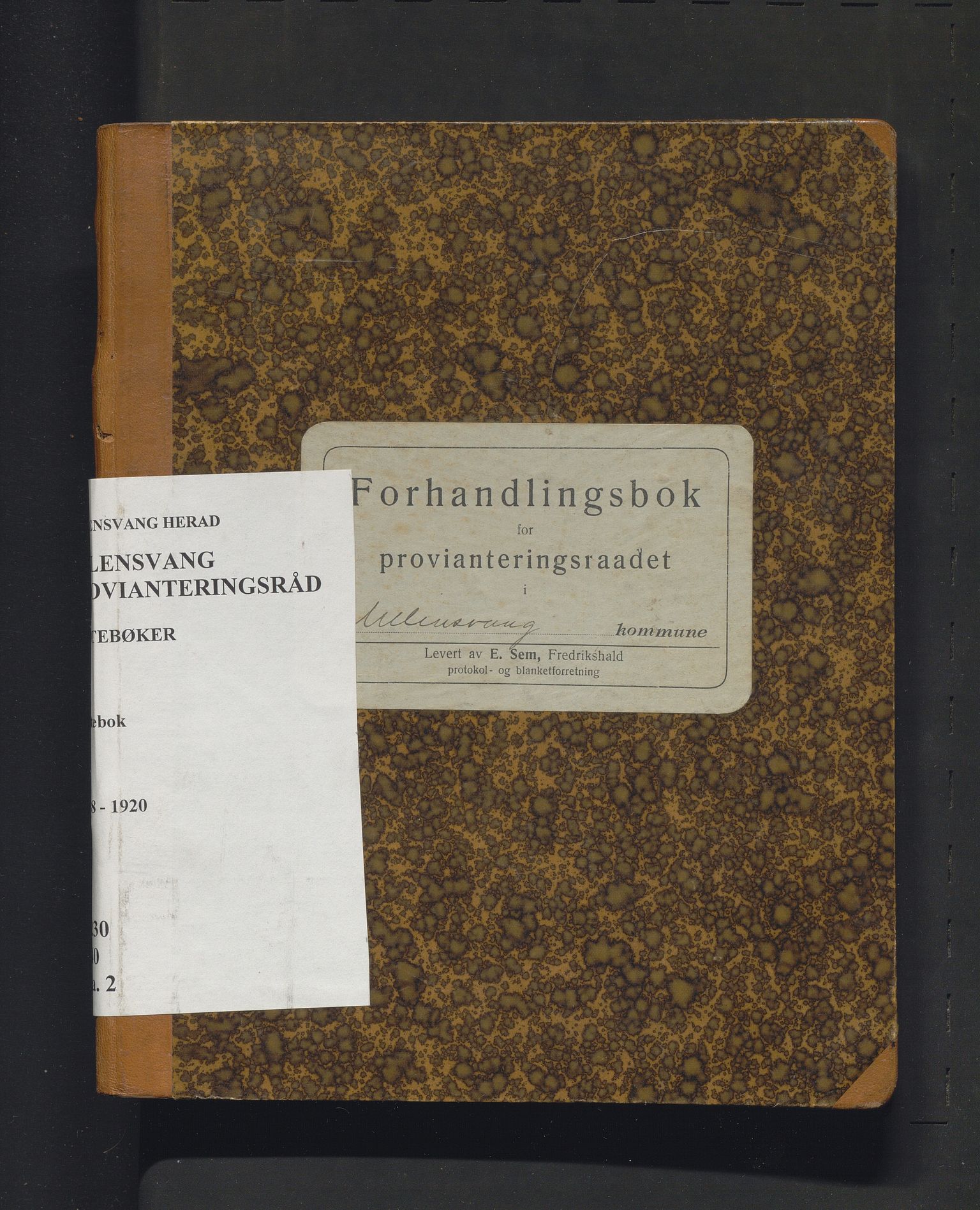 Ullensvang herad. Provianteringsrådet , IKAH/1231b-840/A/Aa/L0002: Møtebok for Ullensvang provianteringsråd , 1918-1920